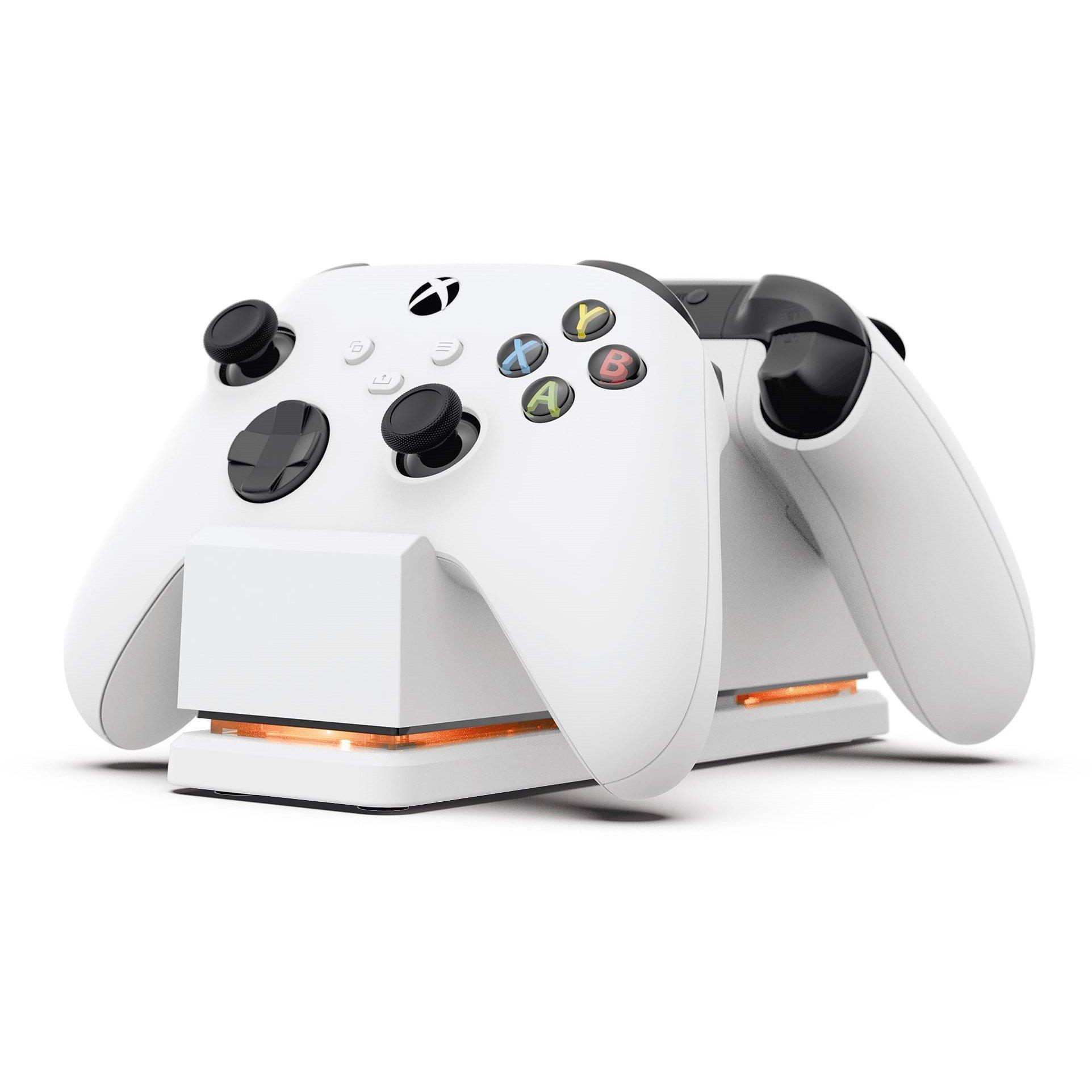 Wit - PowerA - Dual Charging Station for Xbox Series X/S - White - 4