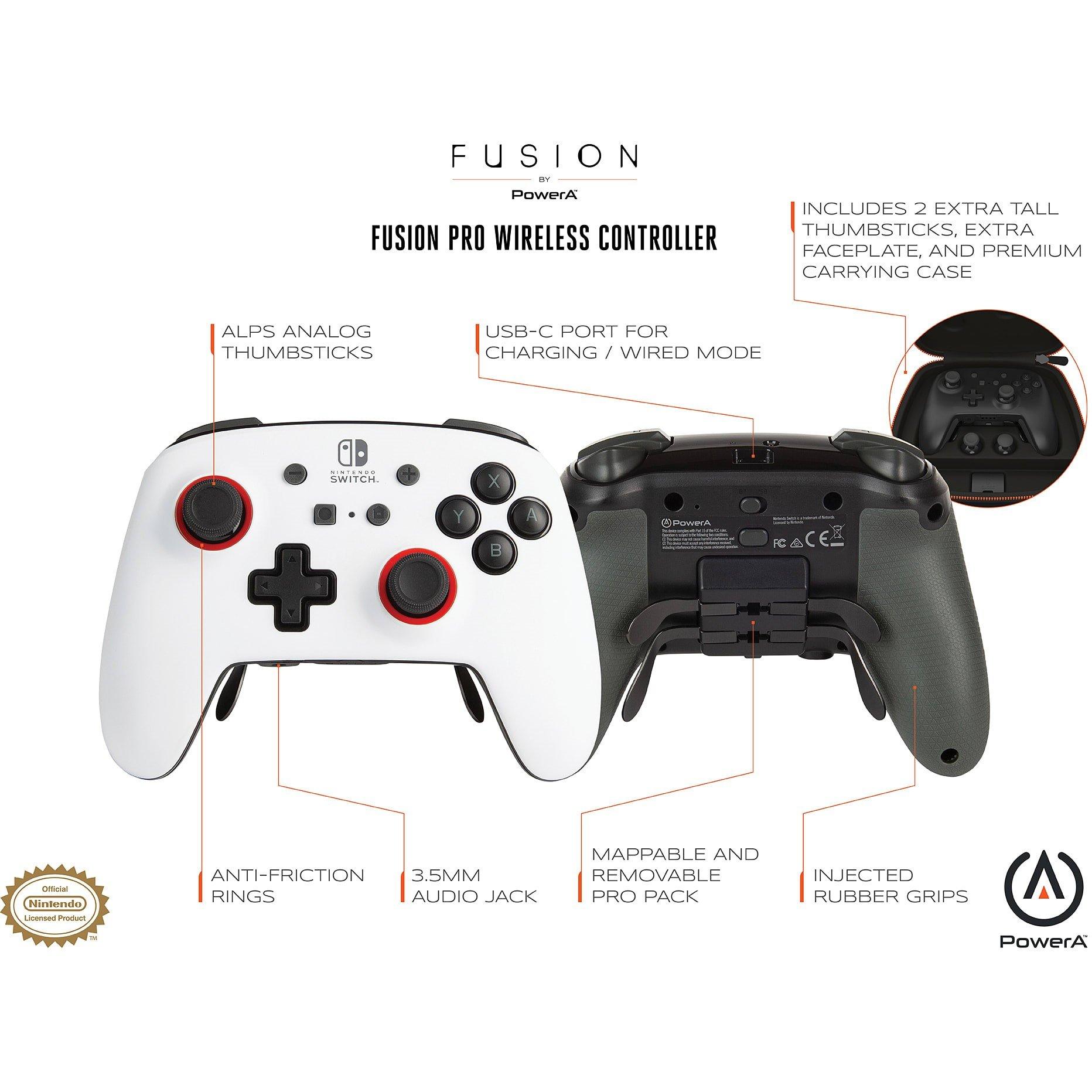 Fusion Pro - PowerA - Nintendo Switch FUSION Pro Wireless Controller - 11