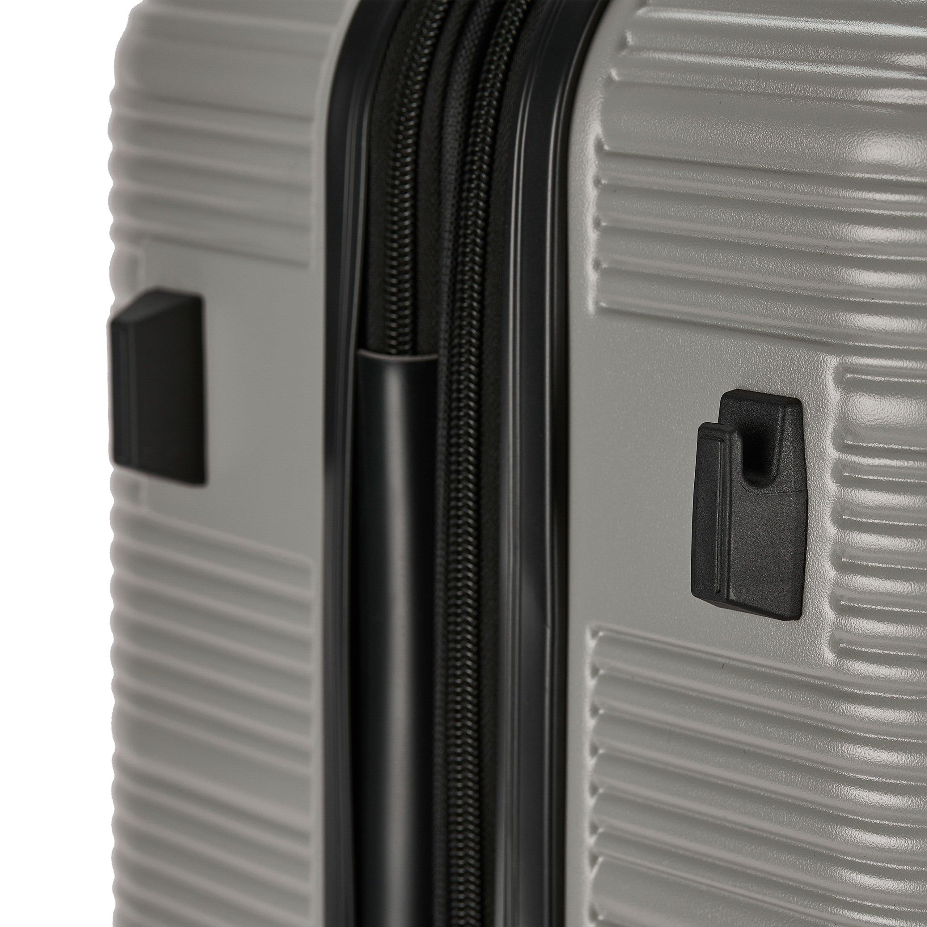 Grey Cl902e-03 - Pierre Cardin - Arles Expandable Suitcase Hard Shell 4 Wheel - 11