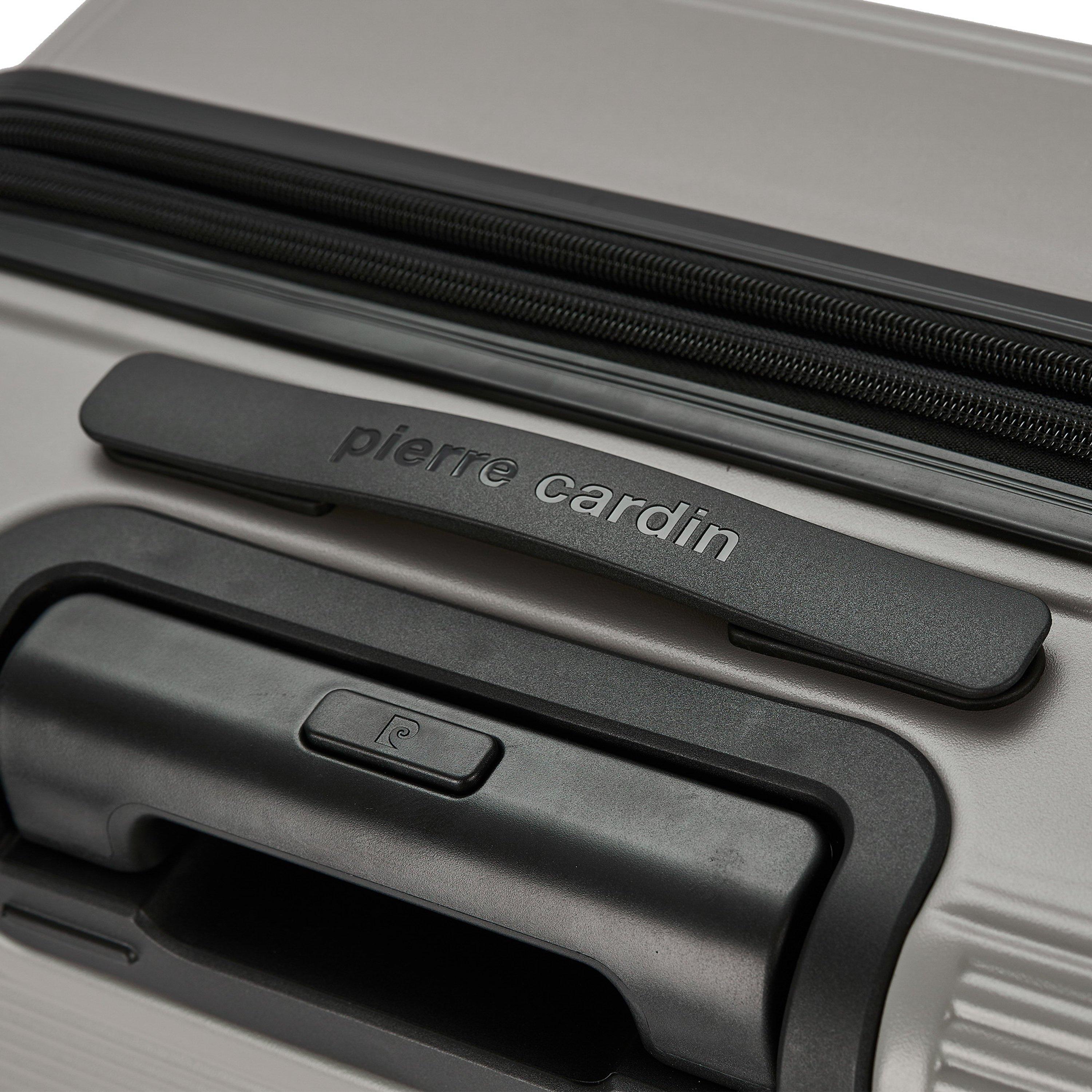 Grey Cl902e-03 - Pierre Cardin - Arles Expandable Suitcase Hard Shell 4 Wheel - 12