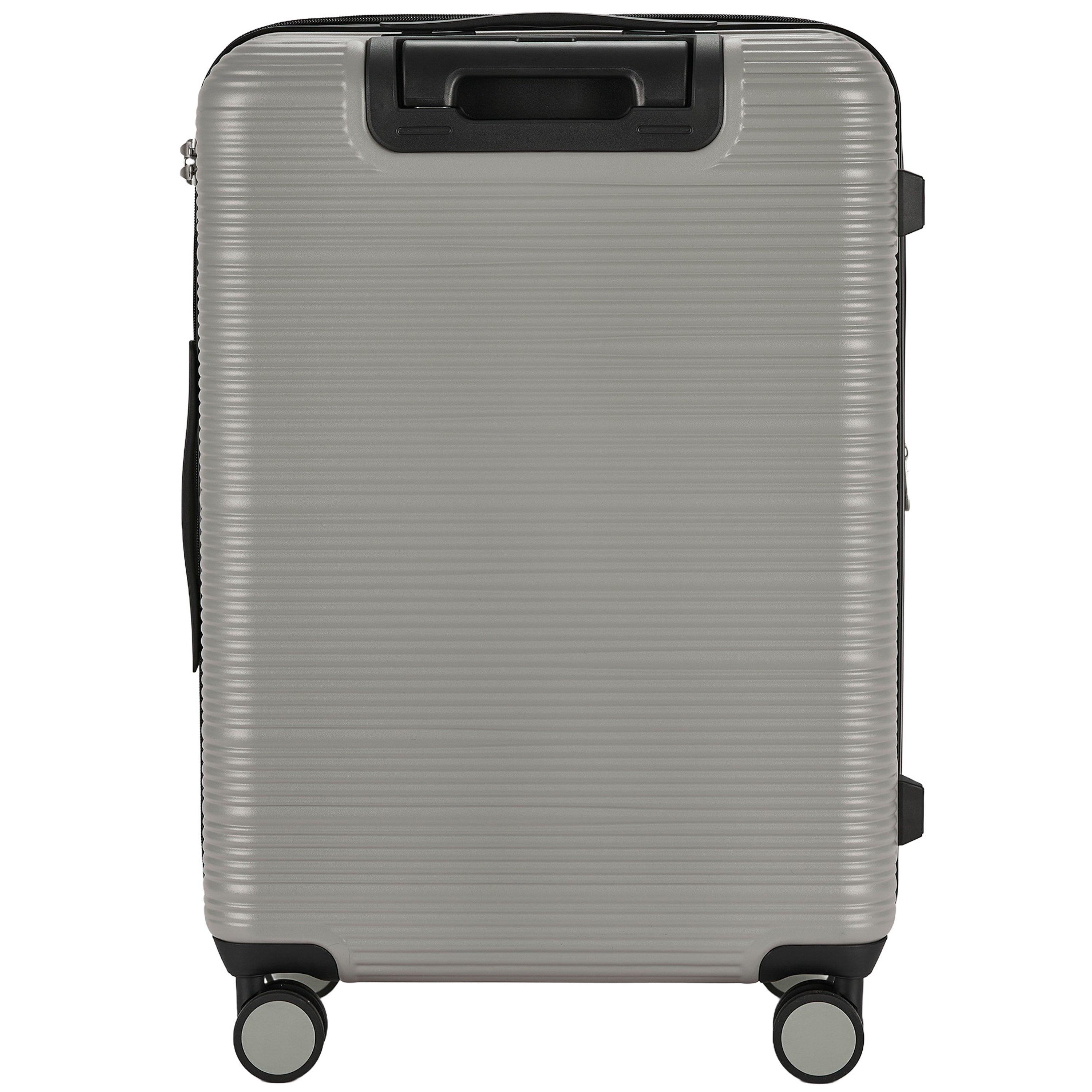 Grey Cl902e-03 - Pierre Cardin - Arles Expandable Suitcase Hard Shell 4 Wheel - 3