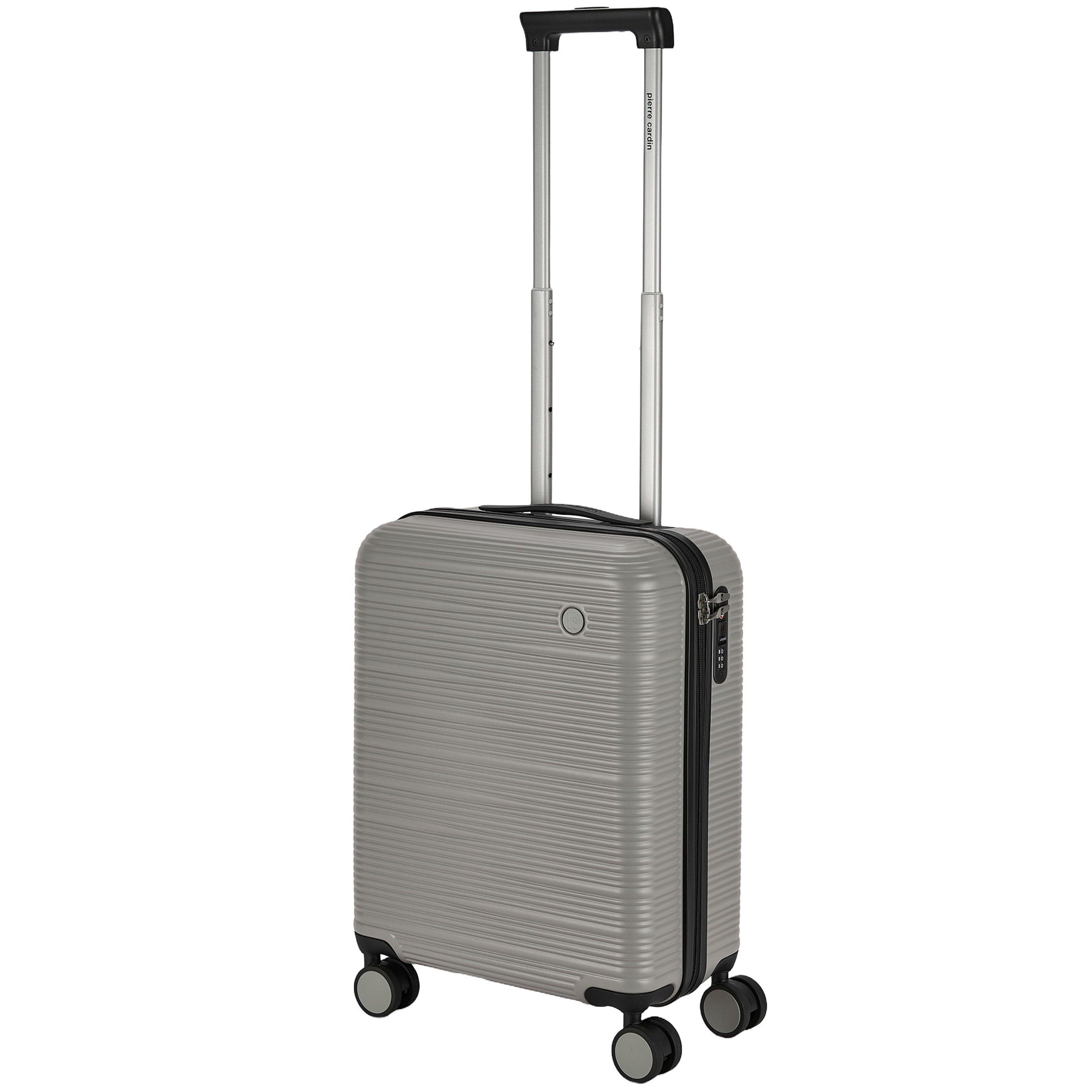 Grey Cl902e-03 - Pierre Cardin - Arles Expandable Suitcase Hard Shell 4 Wheel - 6