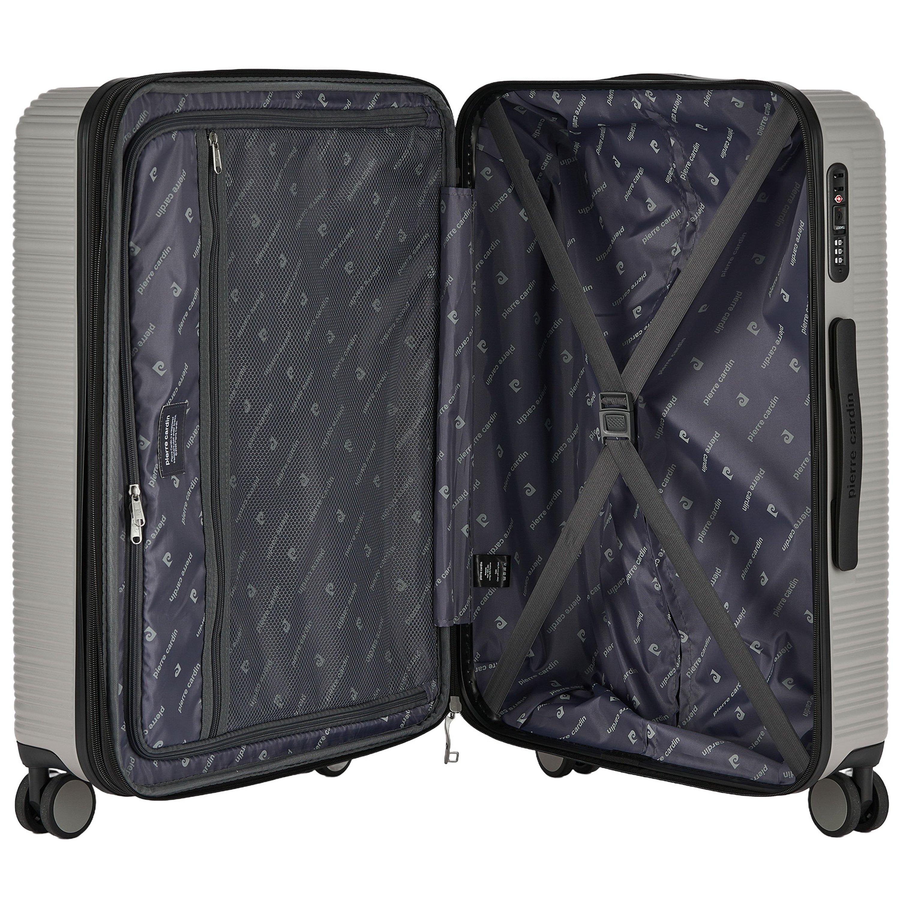 Grey Cl902e-03 - Pierre Cardin - Arles Expandable Suitcase Hard Shell 4 Wheel - 7