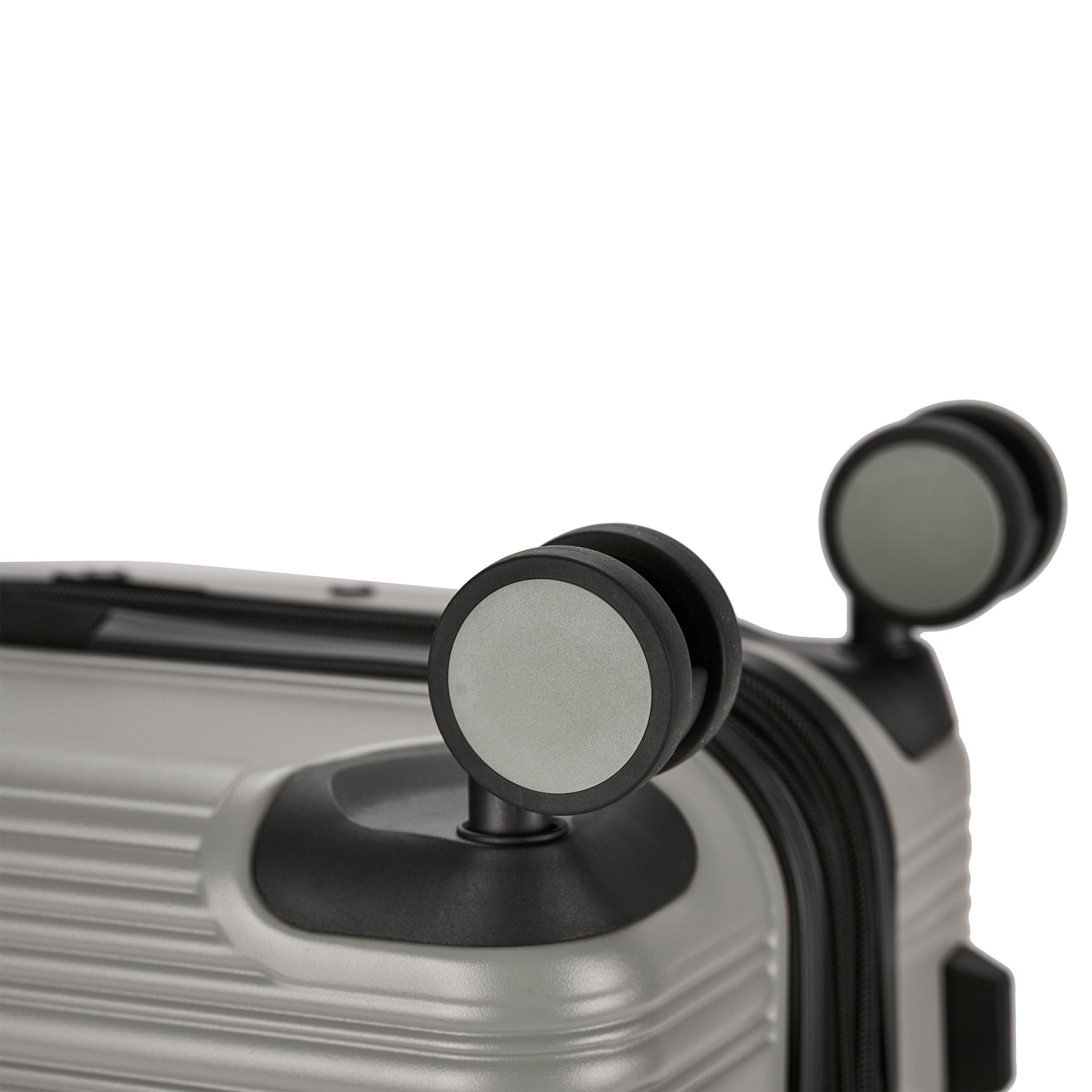 Grey Cl902e-03 - Pierre Cardin - Arles Expandable Suitcase Hard Shell 4 Wheel - 9