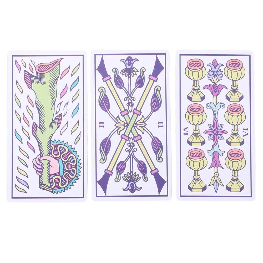 White - Something Different - Tarot De Marseille Pastel Tarot Cards - 3