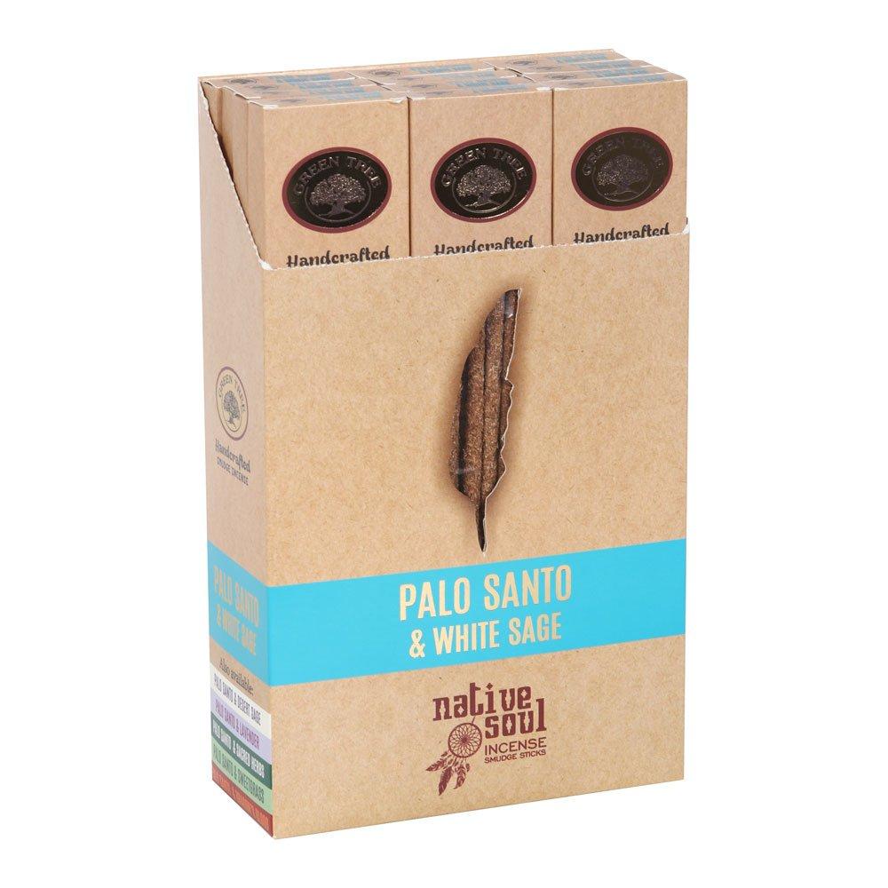 Brown - Something Different - Set of 12 Palo Santo & White Sage Smudge Incense S