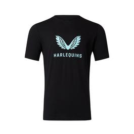 Castore Harlequins Logo T Shirt 2022 2023 Mens