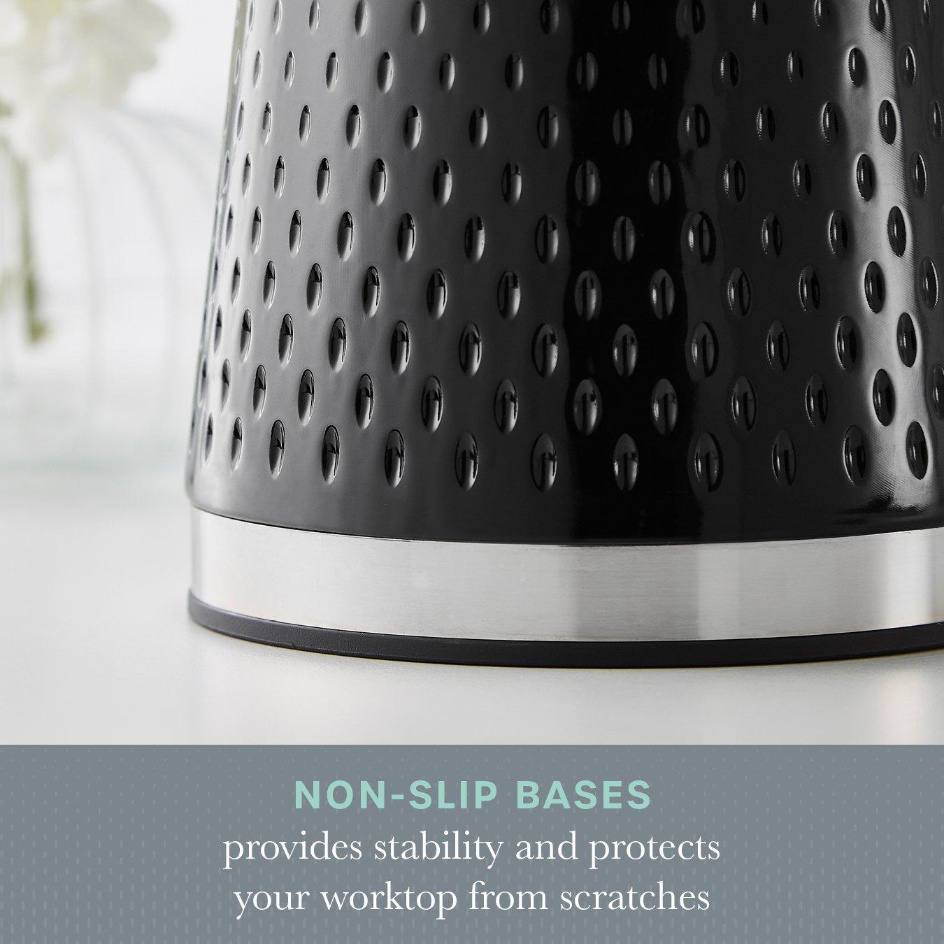 Black - Swan - Elegance Set of 3 Canisters - 7