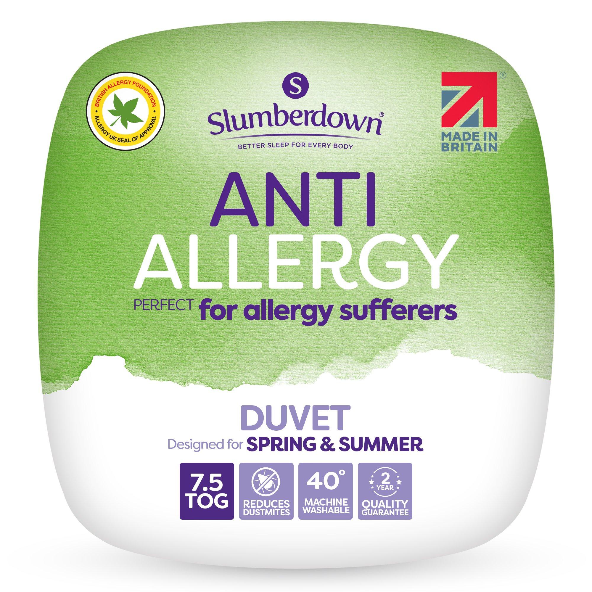White - Slumberdown - Anti Allergy 7.5 Duvet - 1