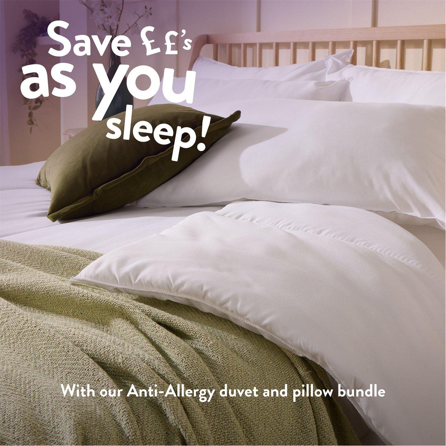 White - Slumberdown - Anti Allergy 7.5 Duvet - 5