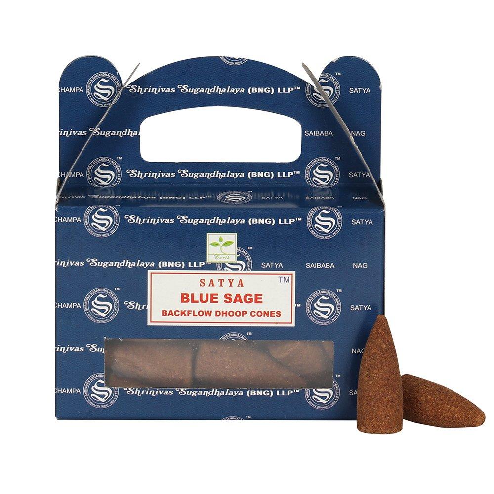 Something Different  Set Of 6 Packets Of Blue Sage Backflow Dhoop Cones - Brown