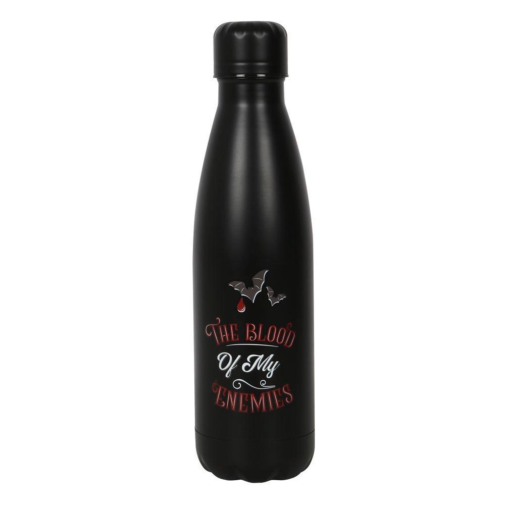 Something Different  The Blood Of My Enemies Metal Water Bottle - Black
