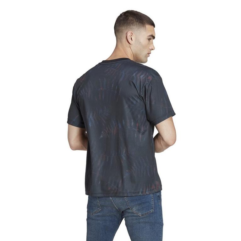 Noir/Blanc - adidas - Fabric Sublimination T Shirt Mens - 3