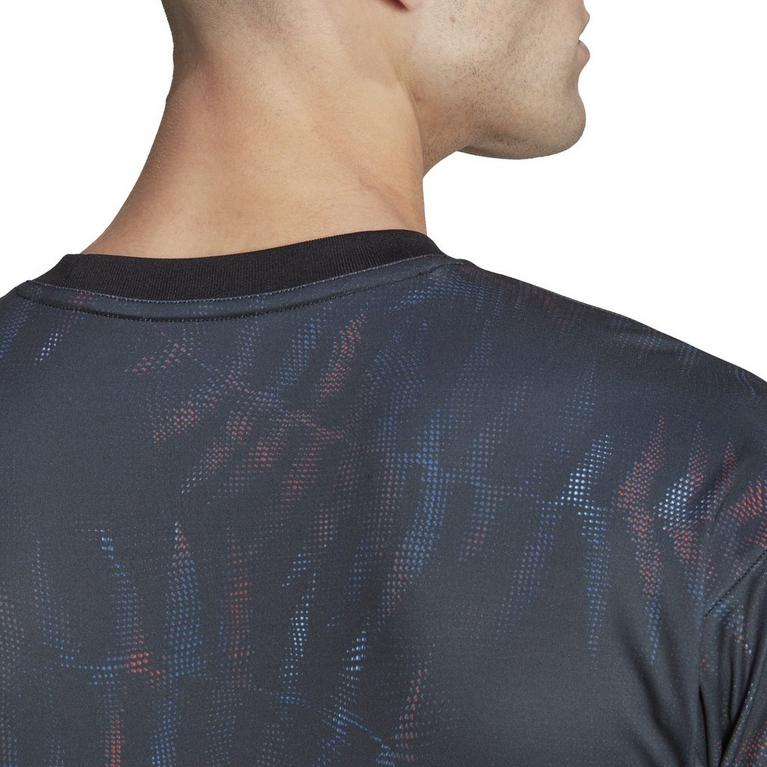 Noir/Blanc - adidas - Fabric Sublimination T Shirt Mens - 10