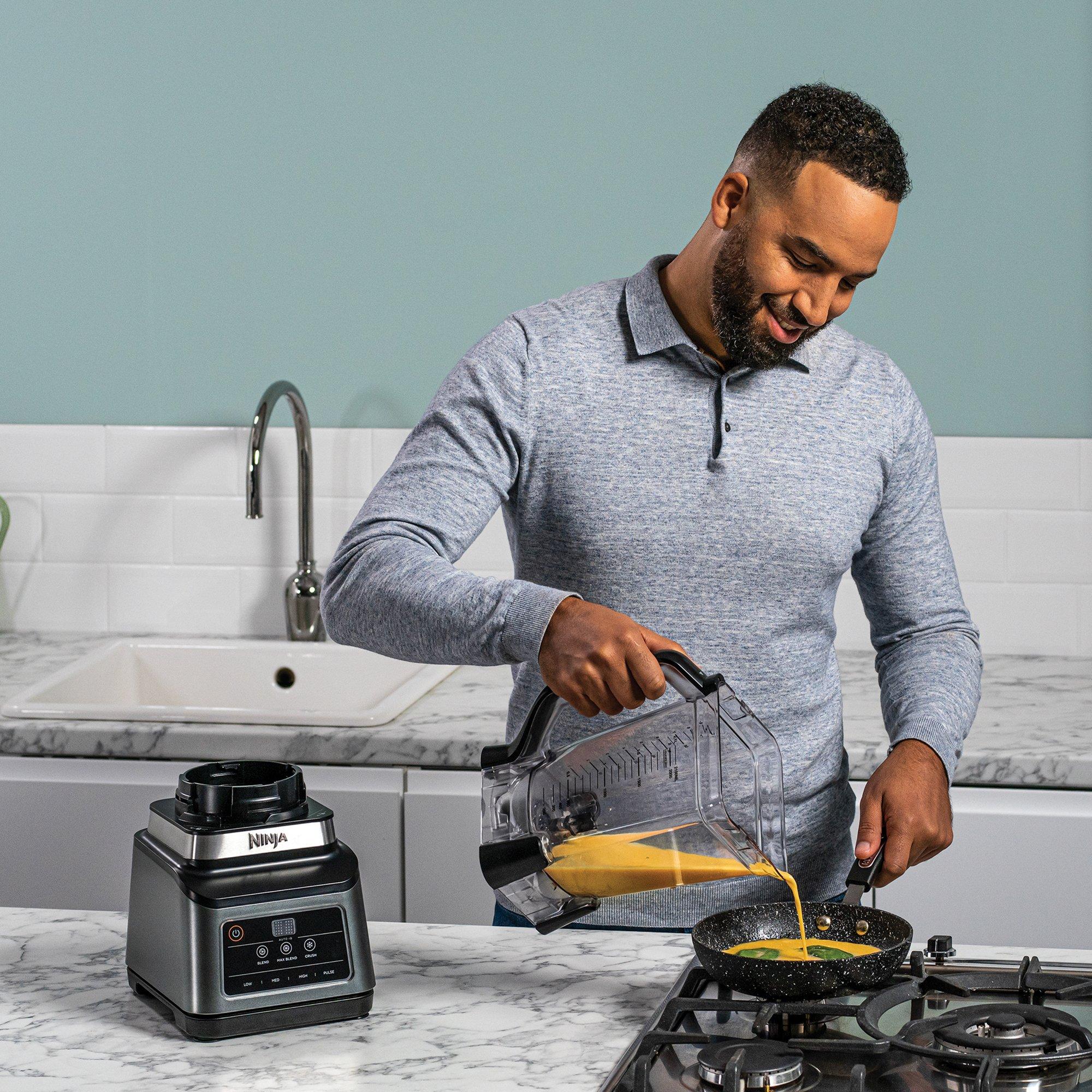 Black/Grey - Ninja - 2-in-1 Blender with Auto-iQ BN750UK - 2