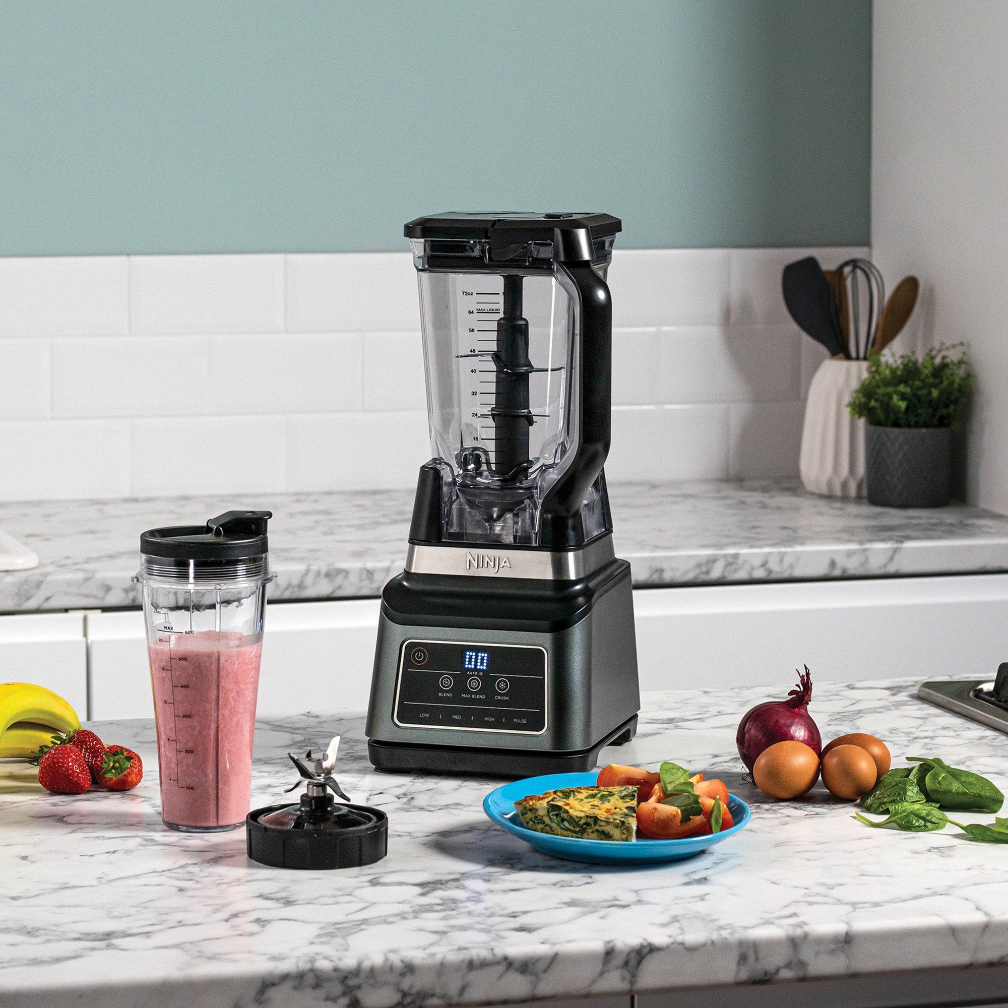 Black/Grey - Ninja - 2-in-1 Blender with Auto-iQ BN750UK - 6