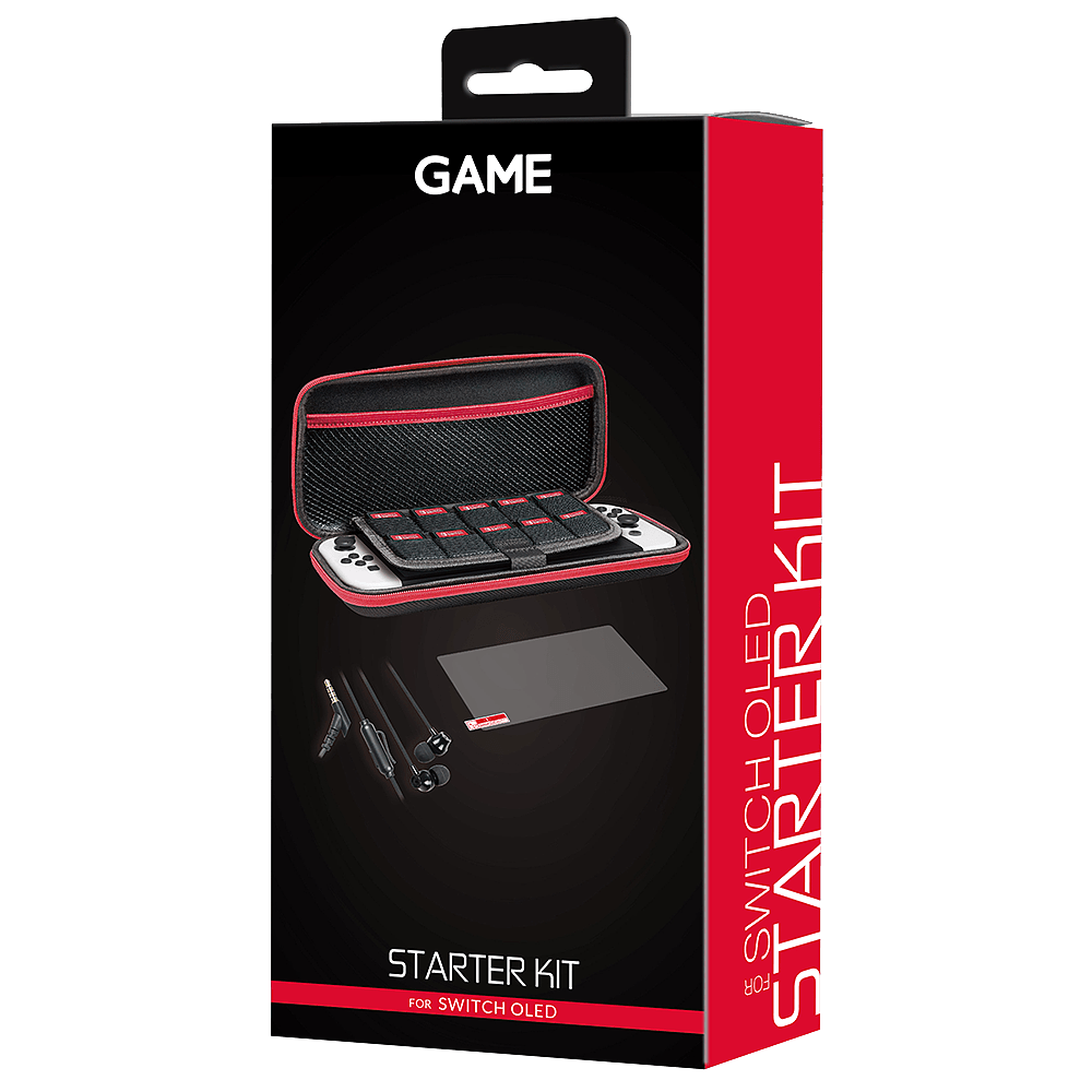 Schwarz - GAME - Starter Kit for Switch OLED