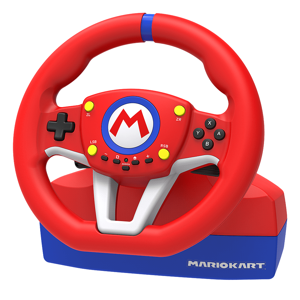 Mario Red - HORI - Nintendo Switch Mario Kart Racing Wheel Pro Mini - 1