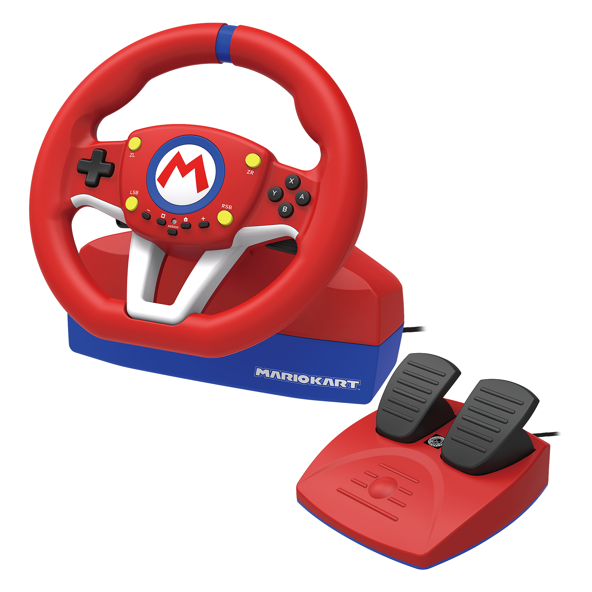 Mario Red - HORI - Nintendo Switch Mario Kart Racing Wheel Pro Mini - 3