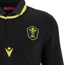 Noir/Yellow - Macron - Wales Rugby Away Long Sleeve Shirt 2023 2024 Adults - 3