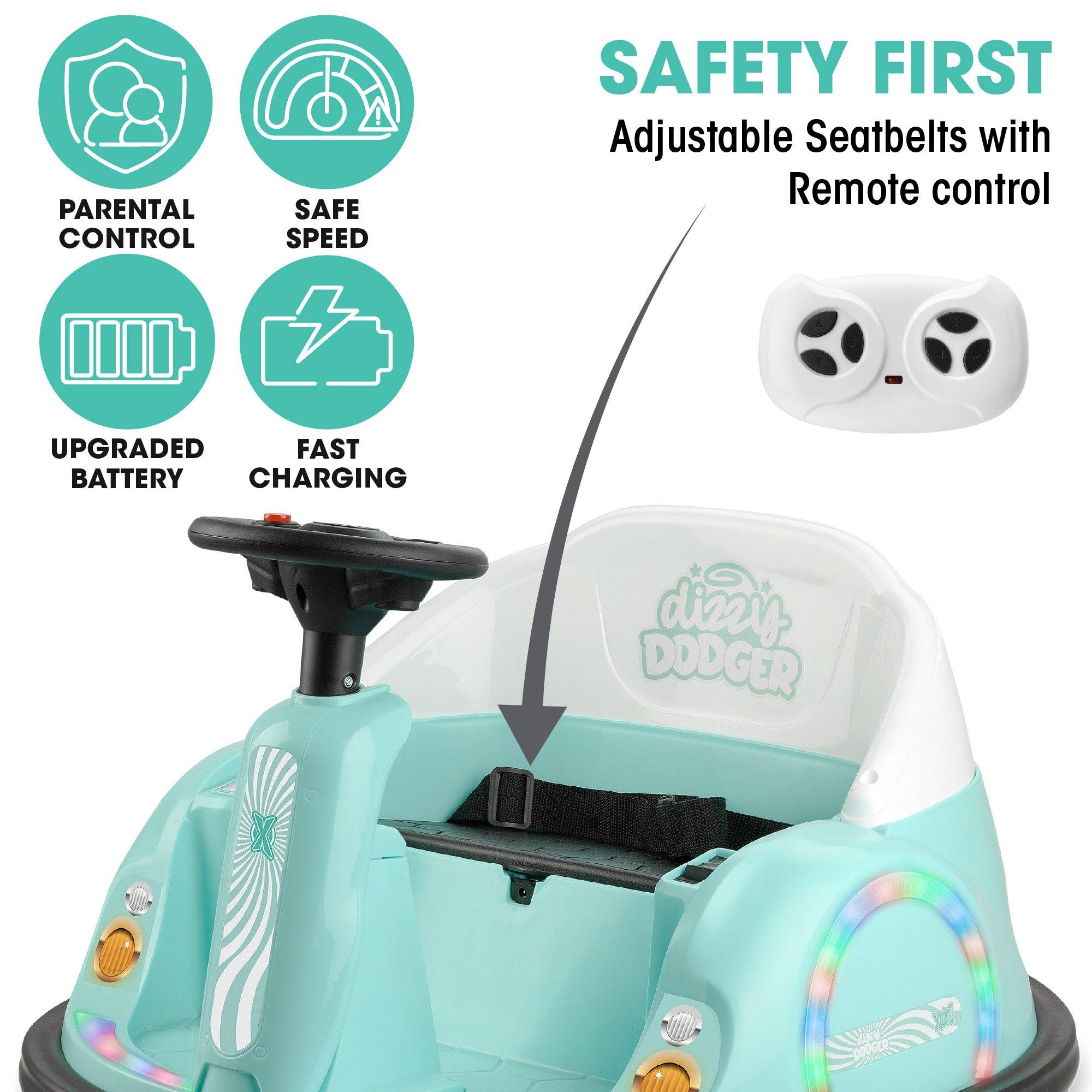 Mint Green - Xootz - Dizzy Dodger Bumper Car - Mint Green - 5