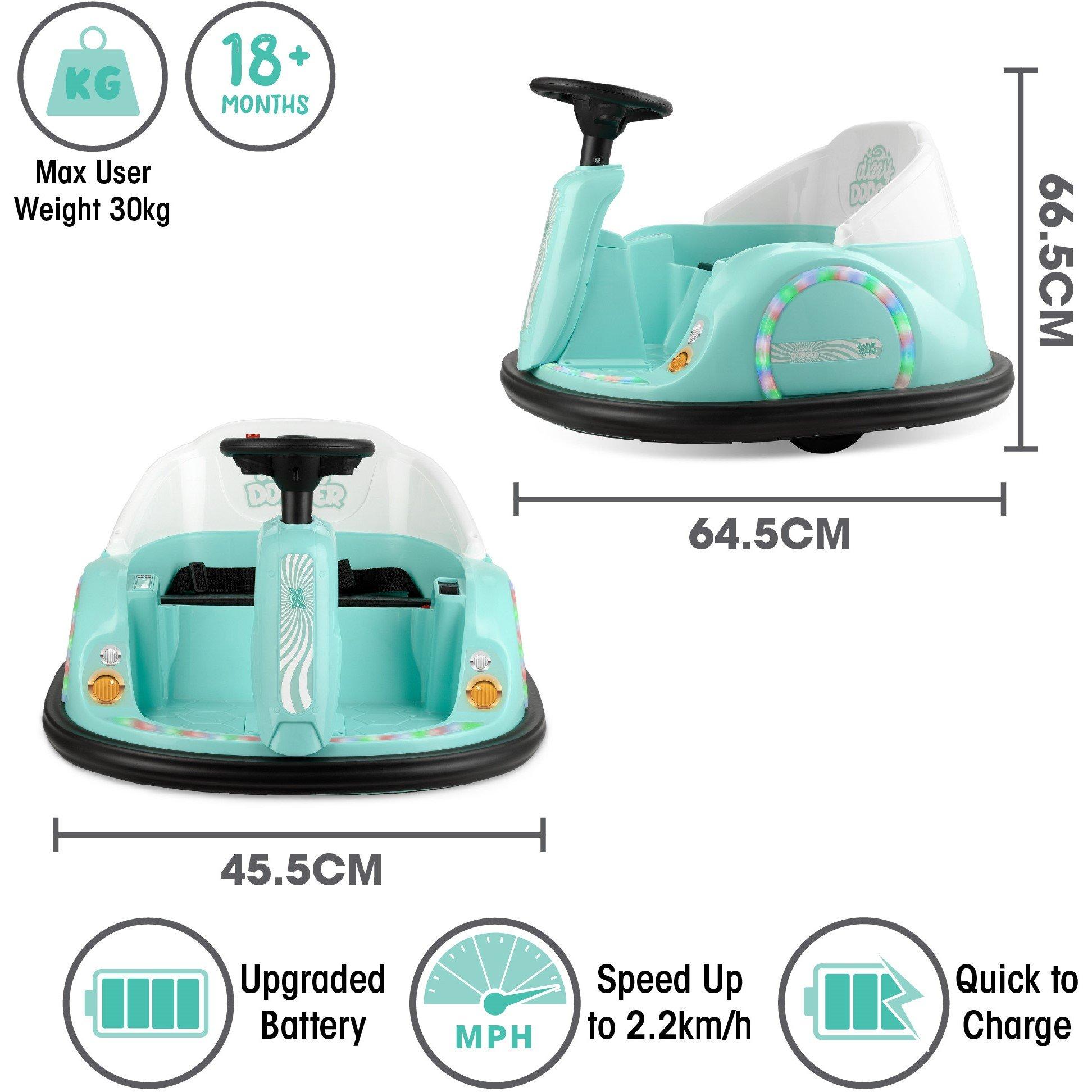 Mint Green - Xootz - Dizzy Dodger Bumper Car - Mint Green - 7