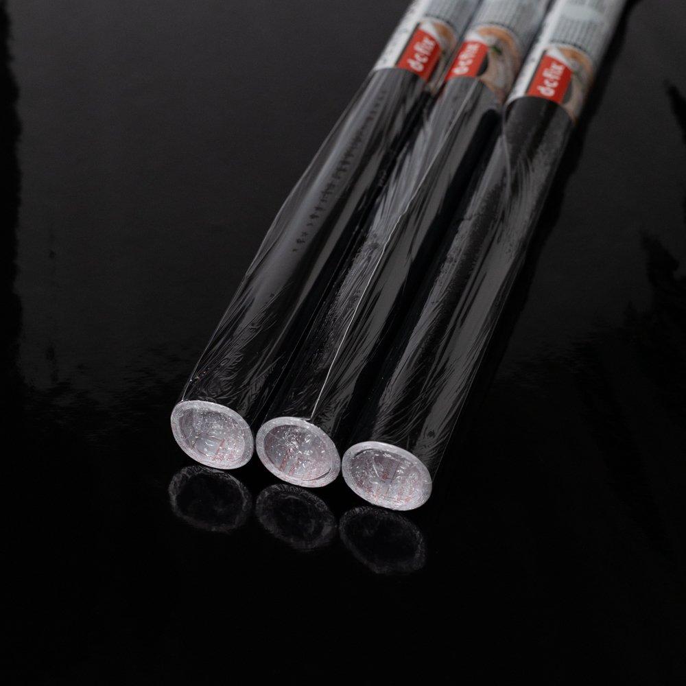 D C Fix  Dc Fix Glossy Self Adhesive Vinyl Pack 3 Black - 67X2 PACK3