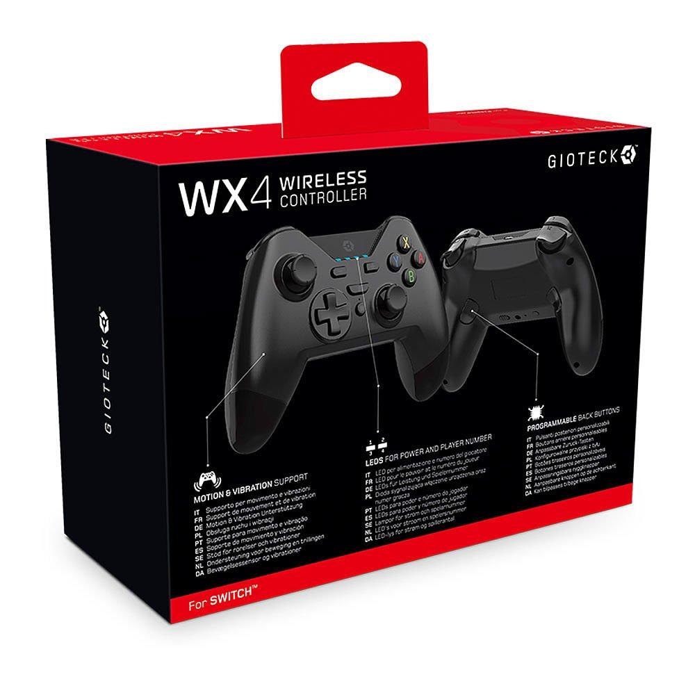 Black - Gioteck - WX-4 Wireless Premium Switch Black Controller - 5