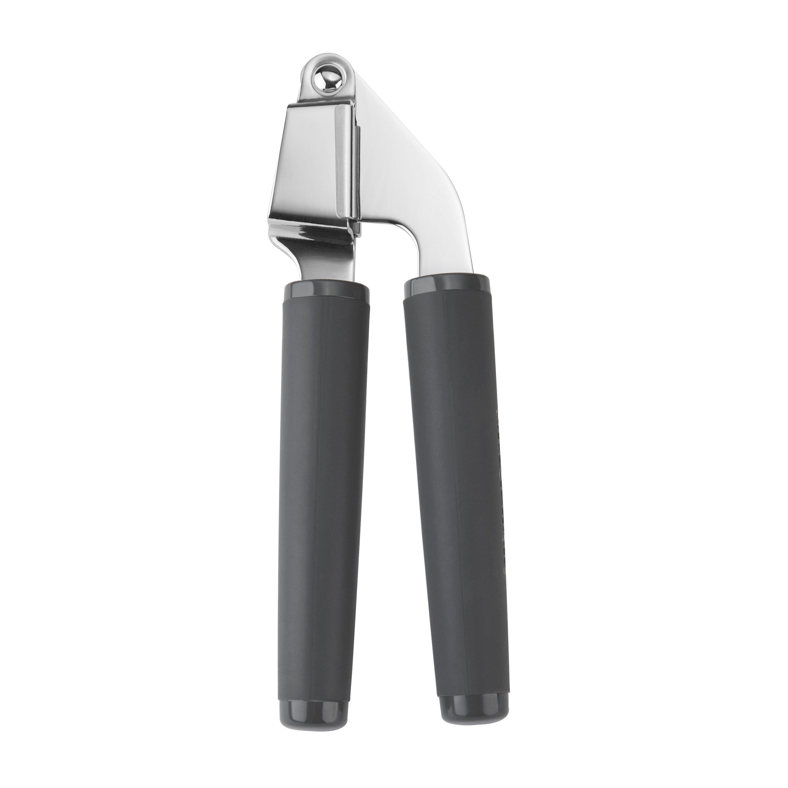 Grey - KitchenAid - KitchenAid Soft Grip Garlic Press - Charcoal Grey - 1