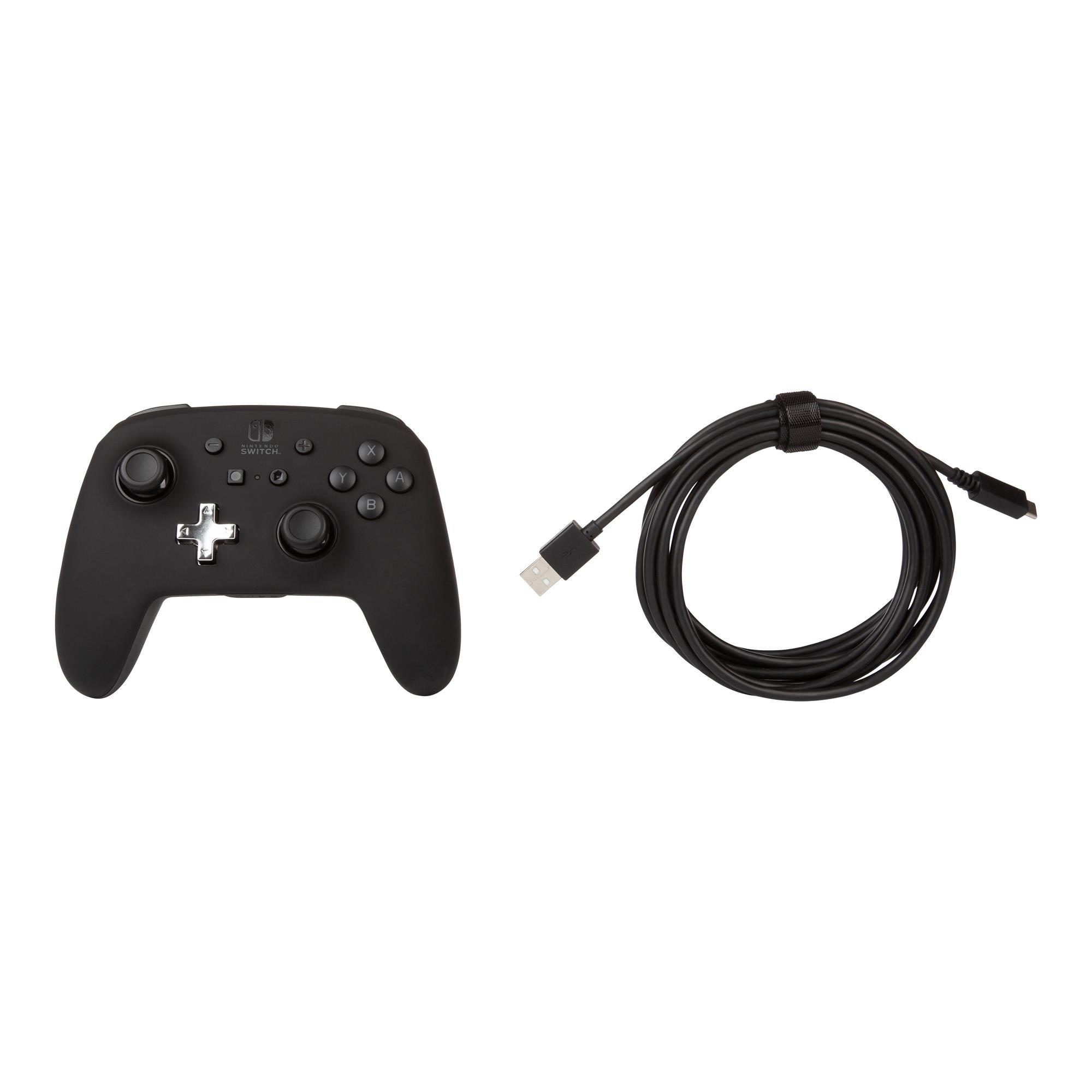 Black - PowerA - Switch Enhanced Wireless Controller - Black - 5