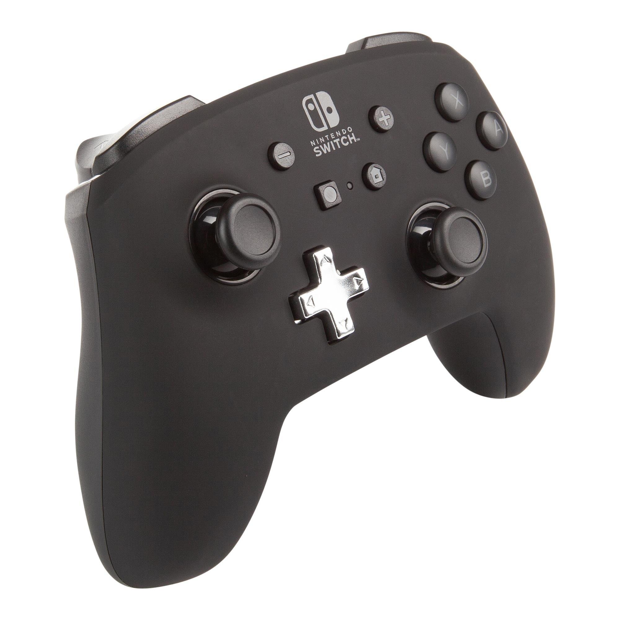 Black - PowerA - Switch Enhanced Wireless Controller - Black - 8