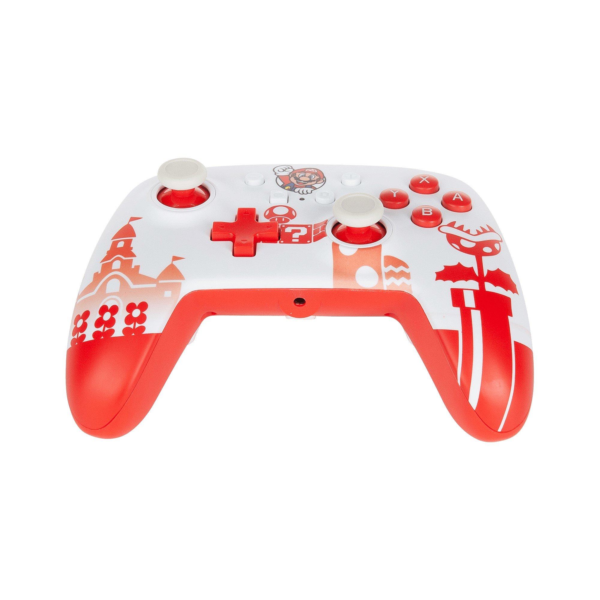 Mario White/Red - PowerA - Switch Enhanced Wired Controller - Mario Red/White - 6