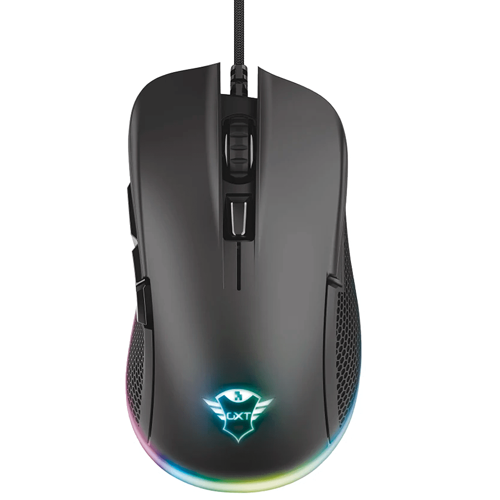 Black - Trust - Trust GXT 922 YBAR Gaming Mouse - Black - 1