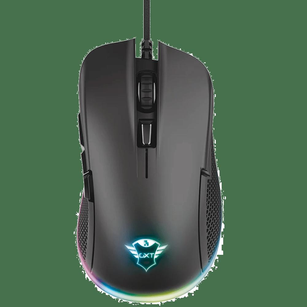 Black - Trust - Trust GXT 922 YBAR Gaming Mouse - Black - 1