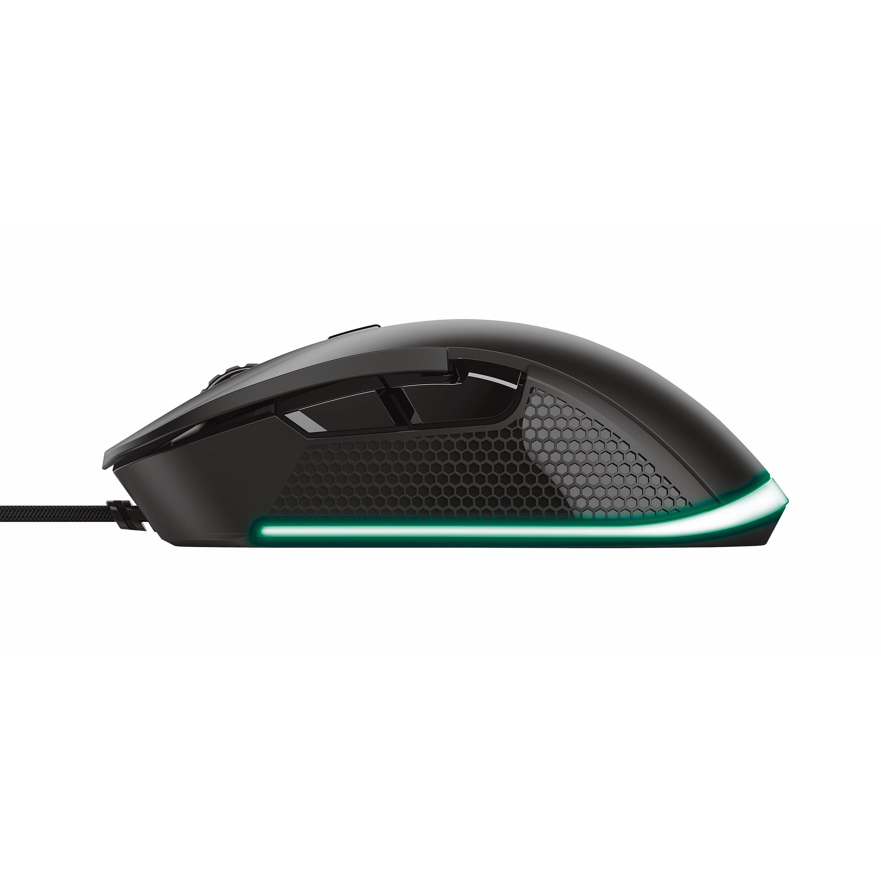 Black - Trust - Trust GXT 922 YBAR Gaming Mouse - Black - 9