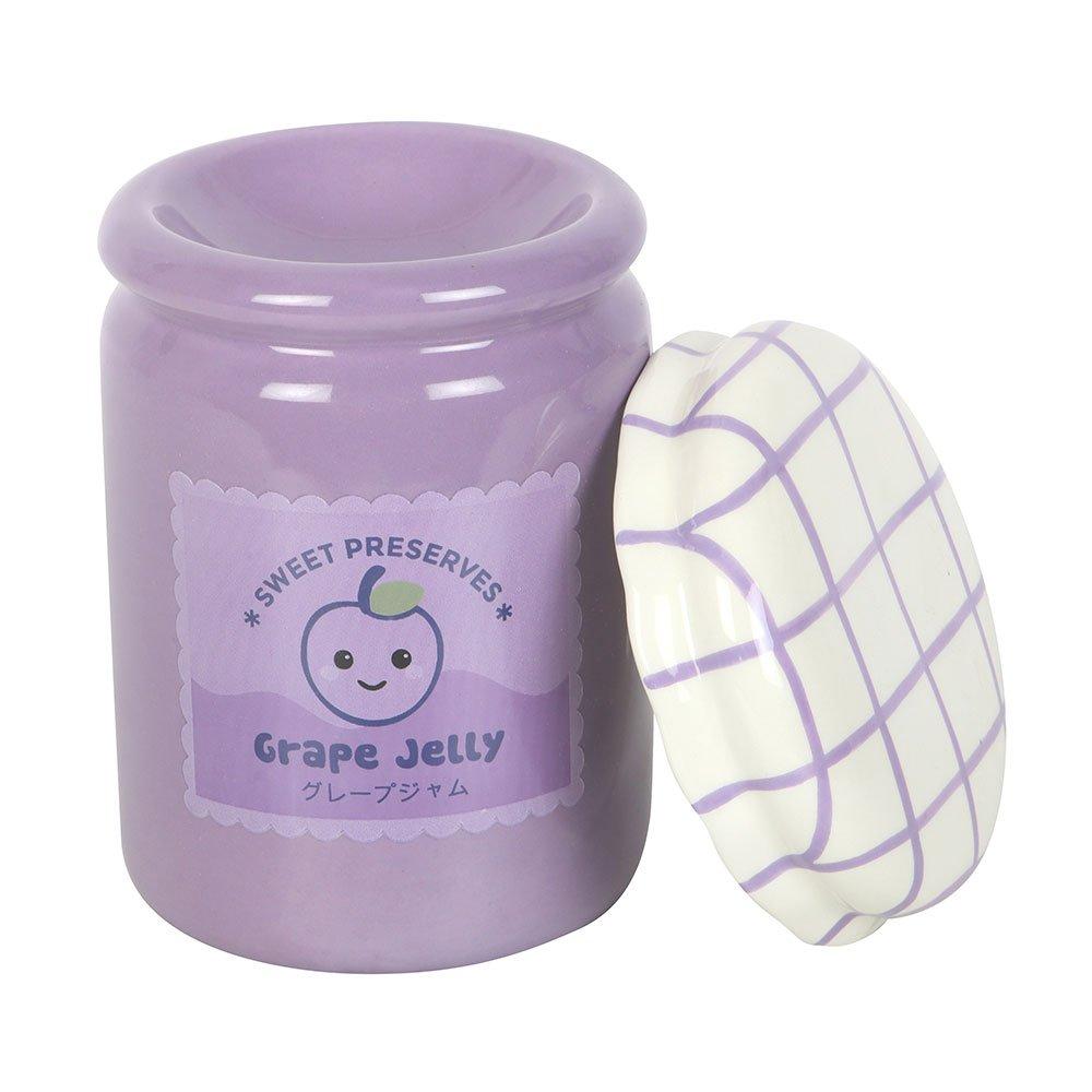 Purple - Something Different - Grape Jelly Jar Oil Burner and Wax Warmer - 4
