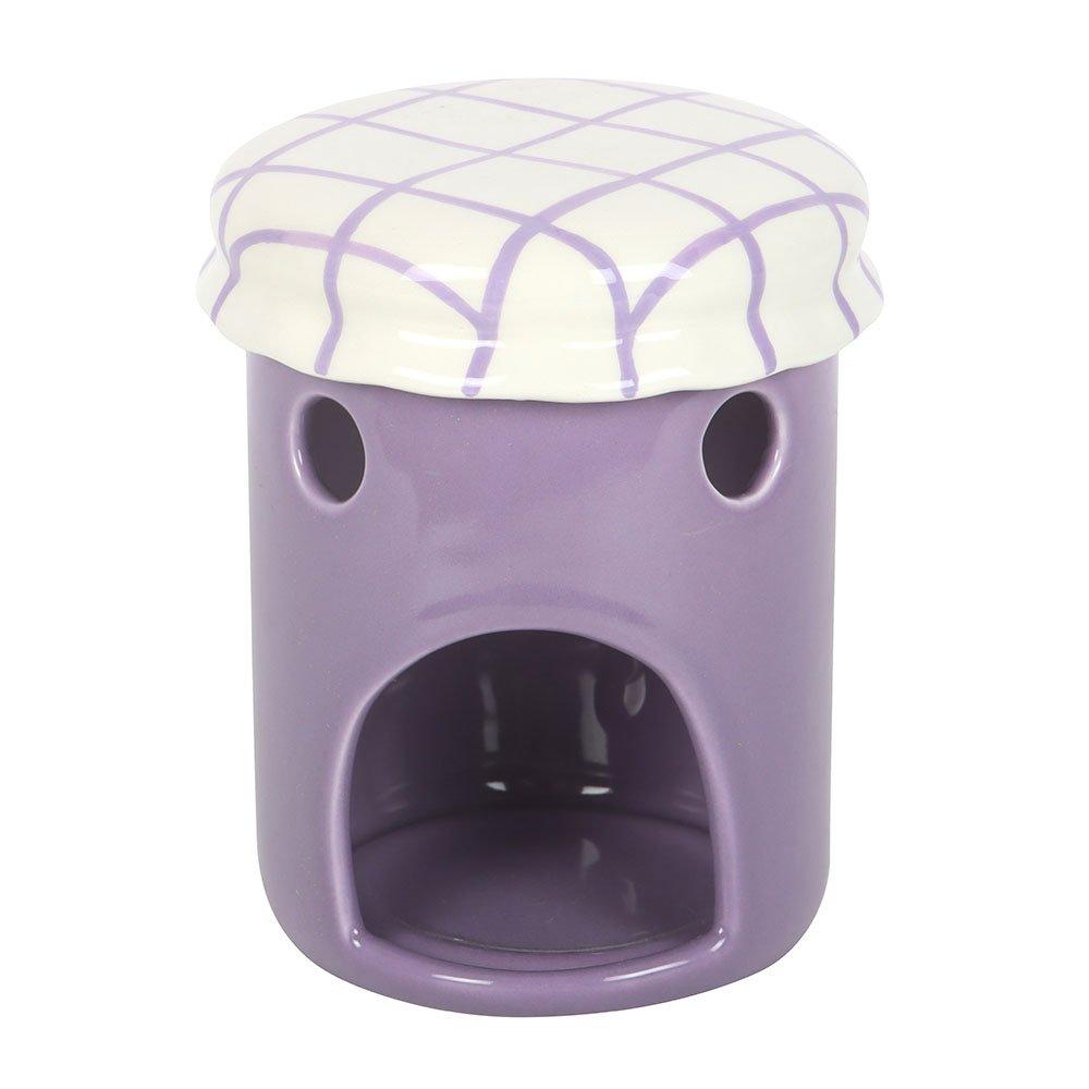 Purple - Something Different - Grape Jelly Jar Oil Burner and Wax Warmer - 5