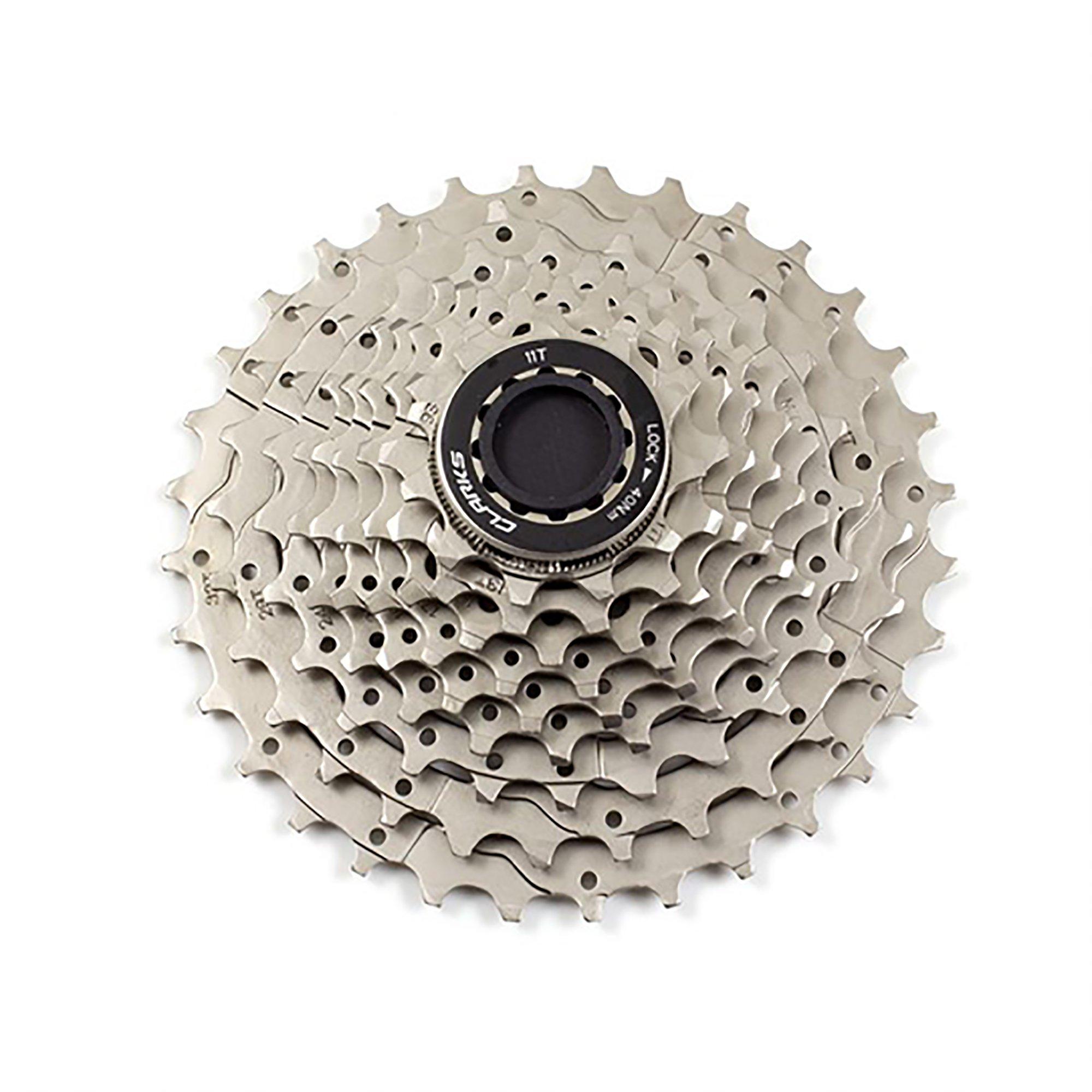 Silver - Clarks - Cassette 11-32 9 Speed - Sram/Shim Compatible
