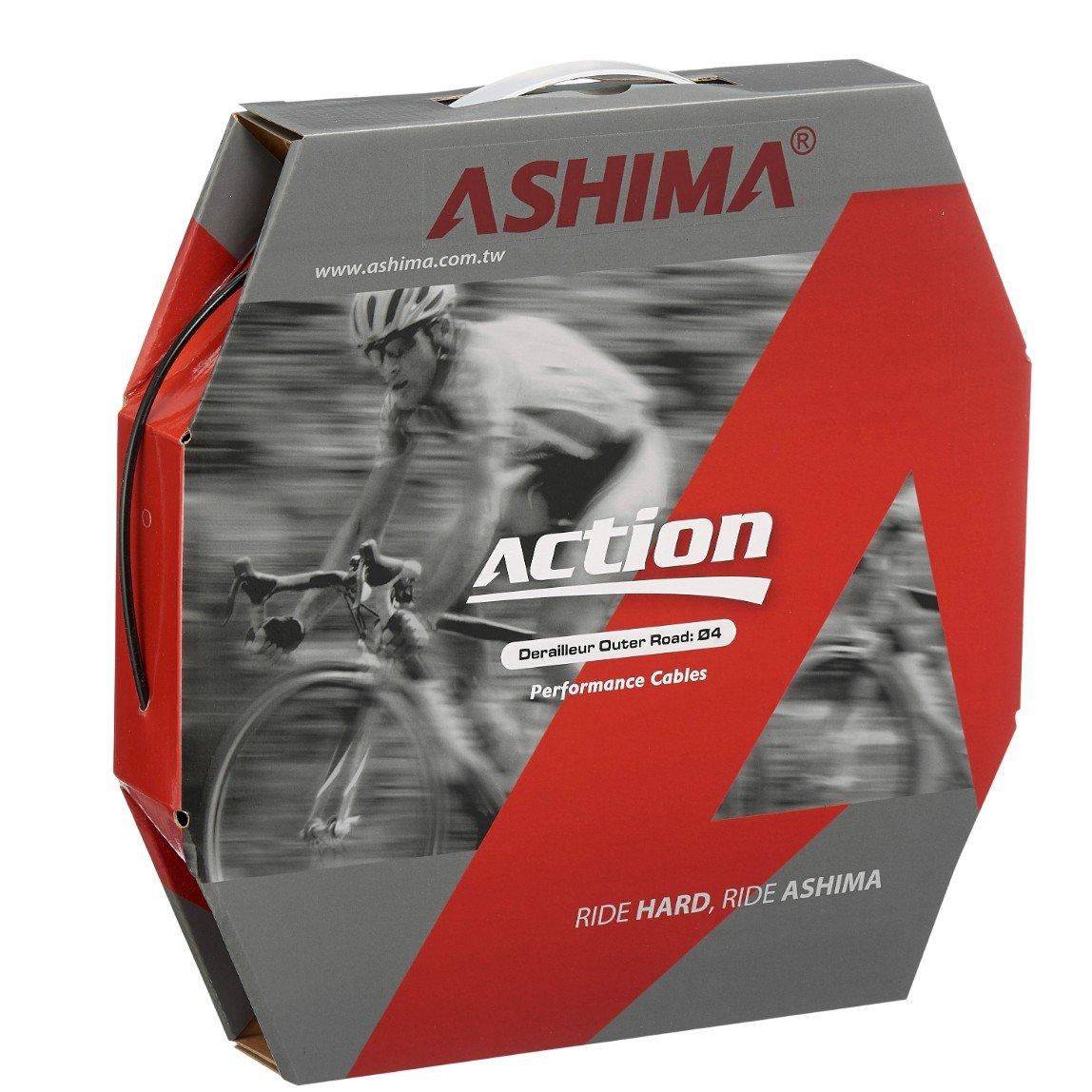 Ashima  Action Gear Outer Cable Road 4Mm 50M - Red - 4MM