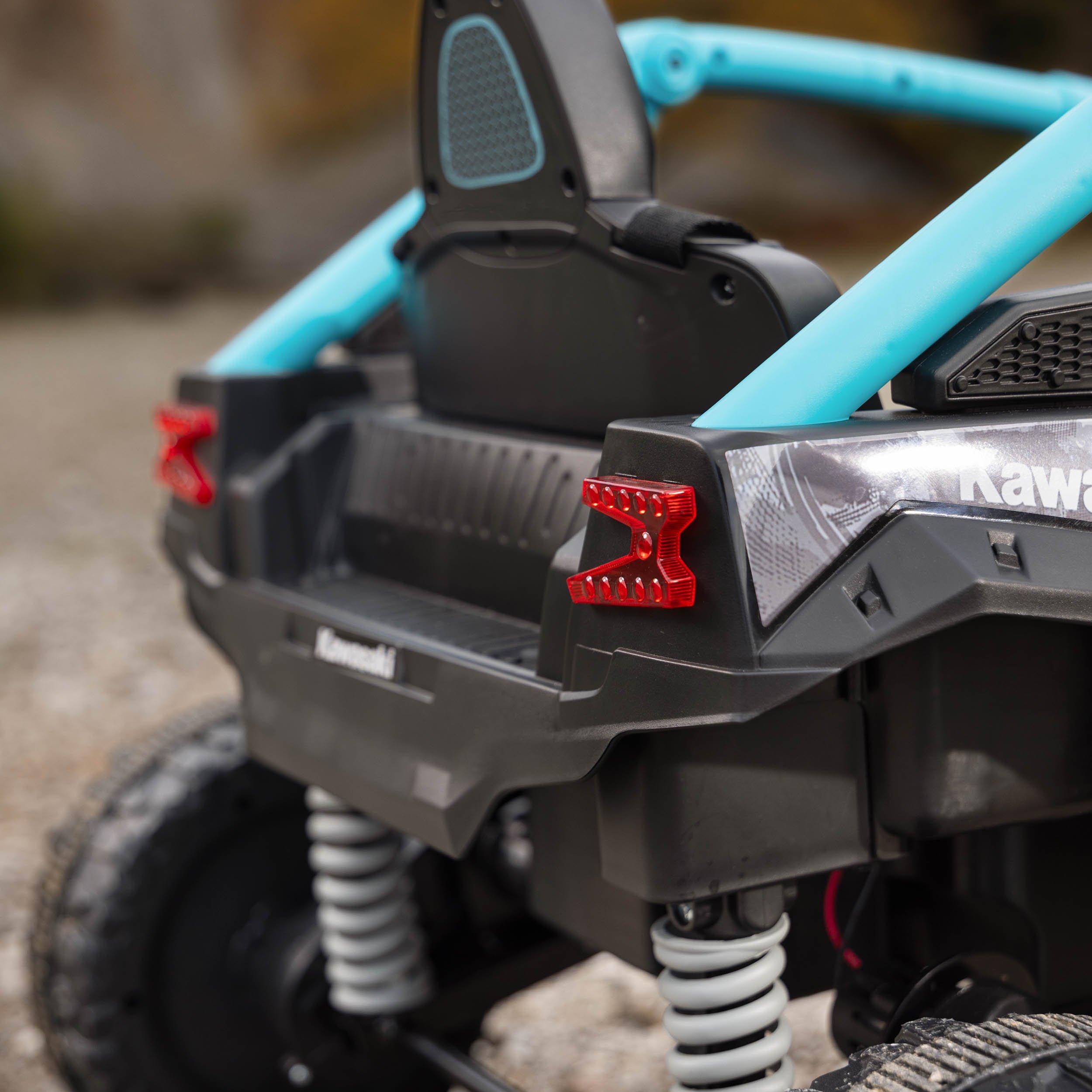 Black And Blue - Xootz - Kawasaki KRX 1000 12v Ride On-Black/Blue - 8