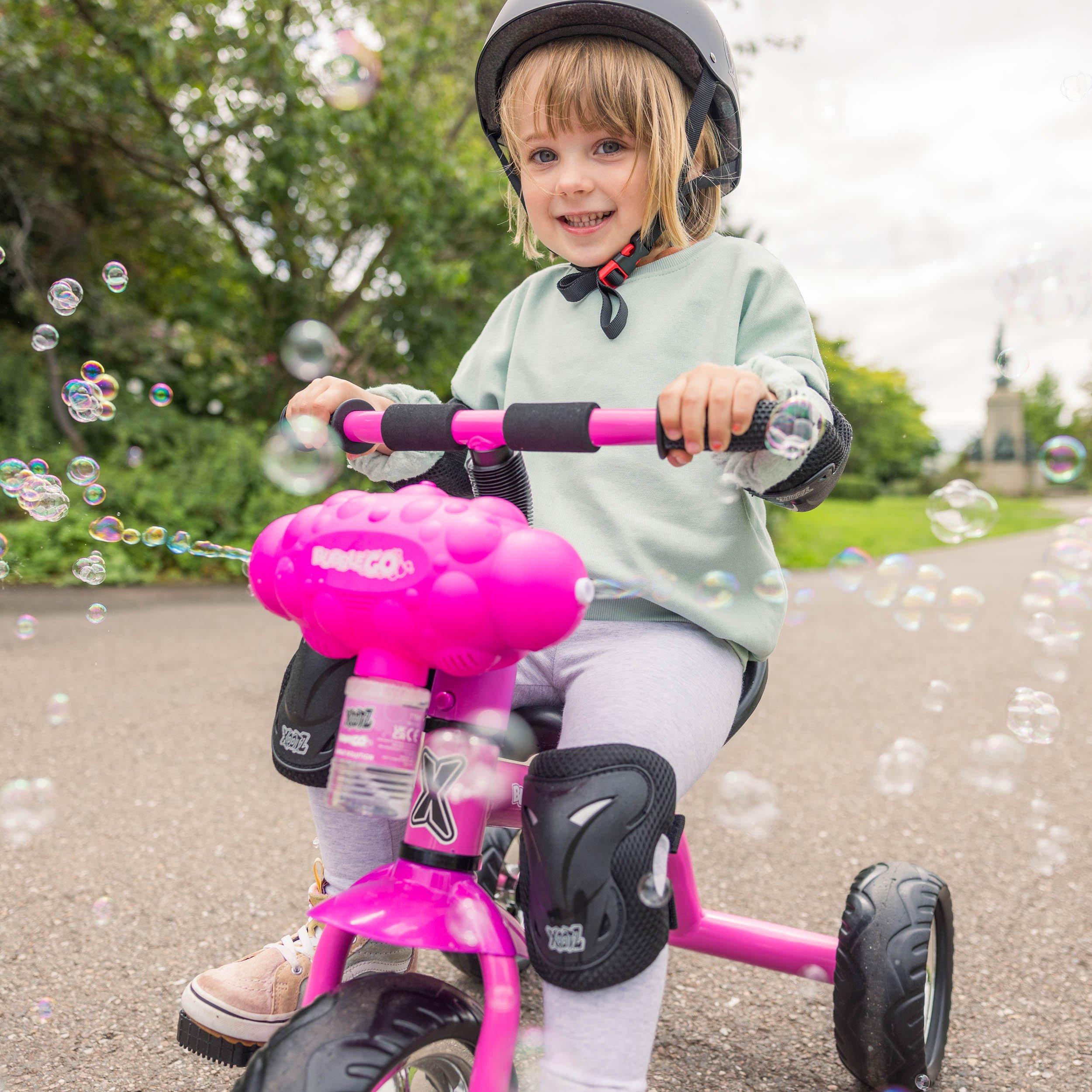Xootz Bubble Go Trike - Pink Kids Tricycle - Image 7