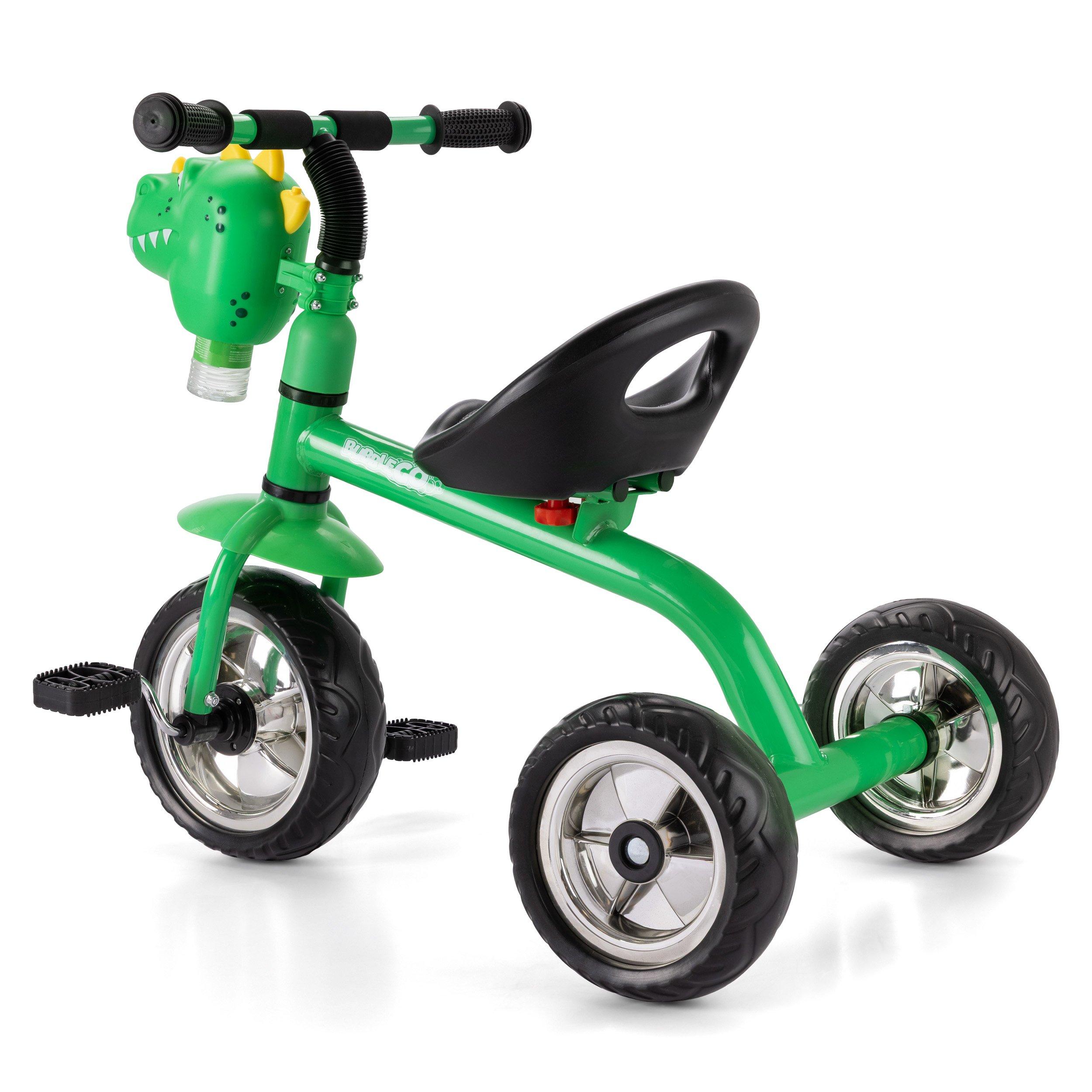 Green - Xootz - Dinosaur Bubble Go Trike - Green - 3