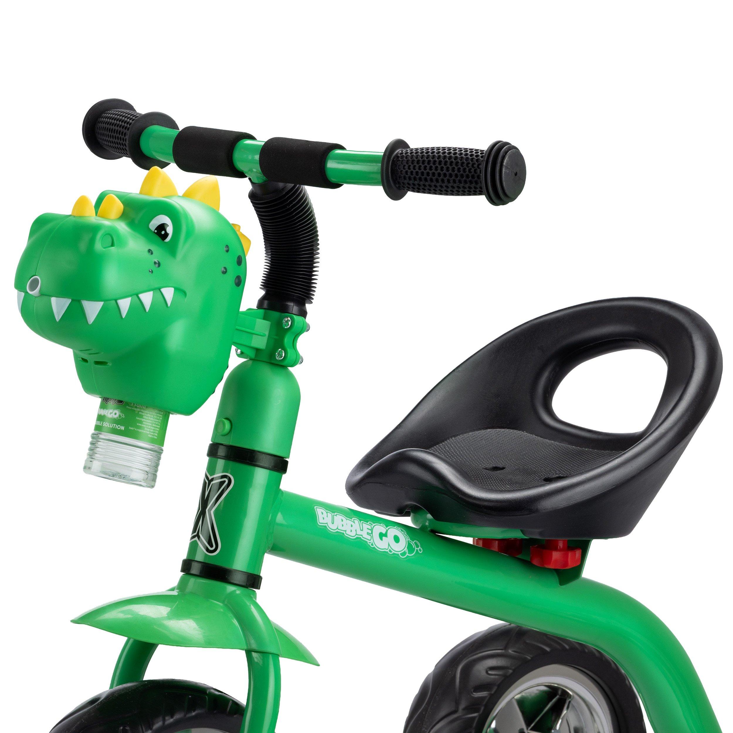 Green - Xootz - Dinosaur Bubble Go Trike - Green - 4