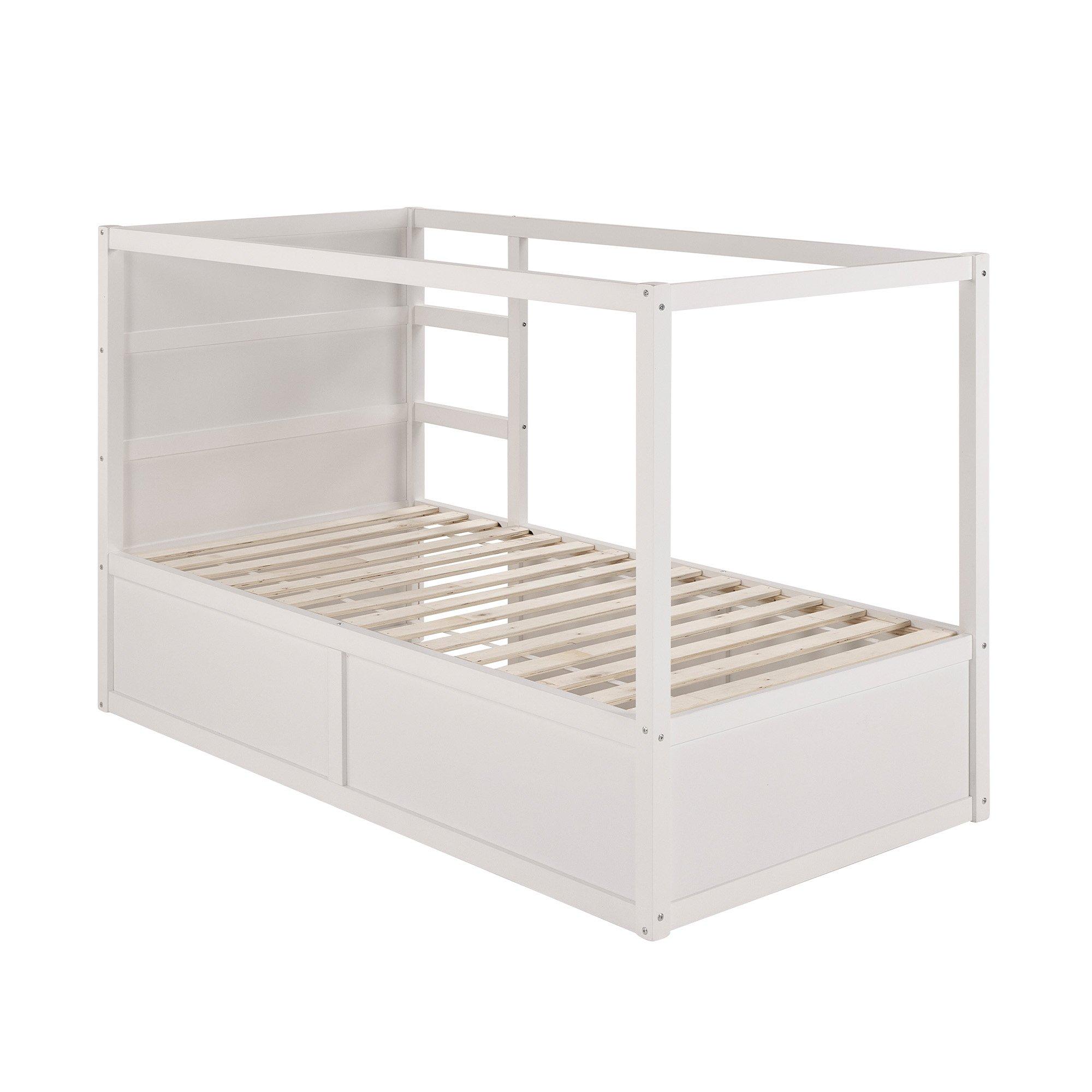 White - Aspire - Hideout Reversible Midsleeper Children's Bed with - 4