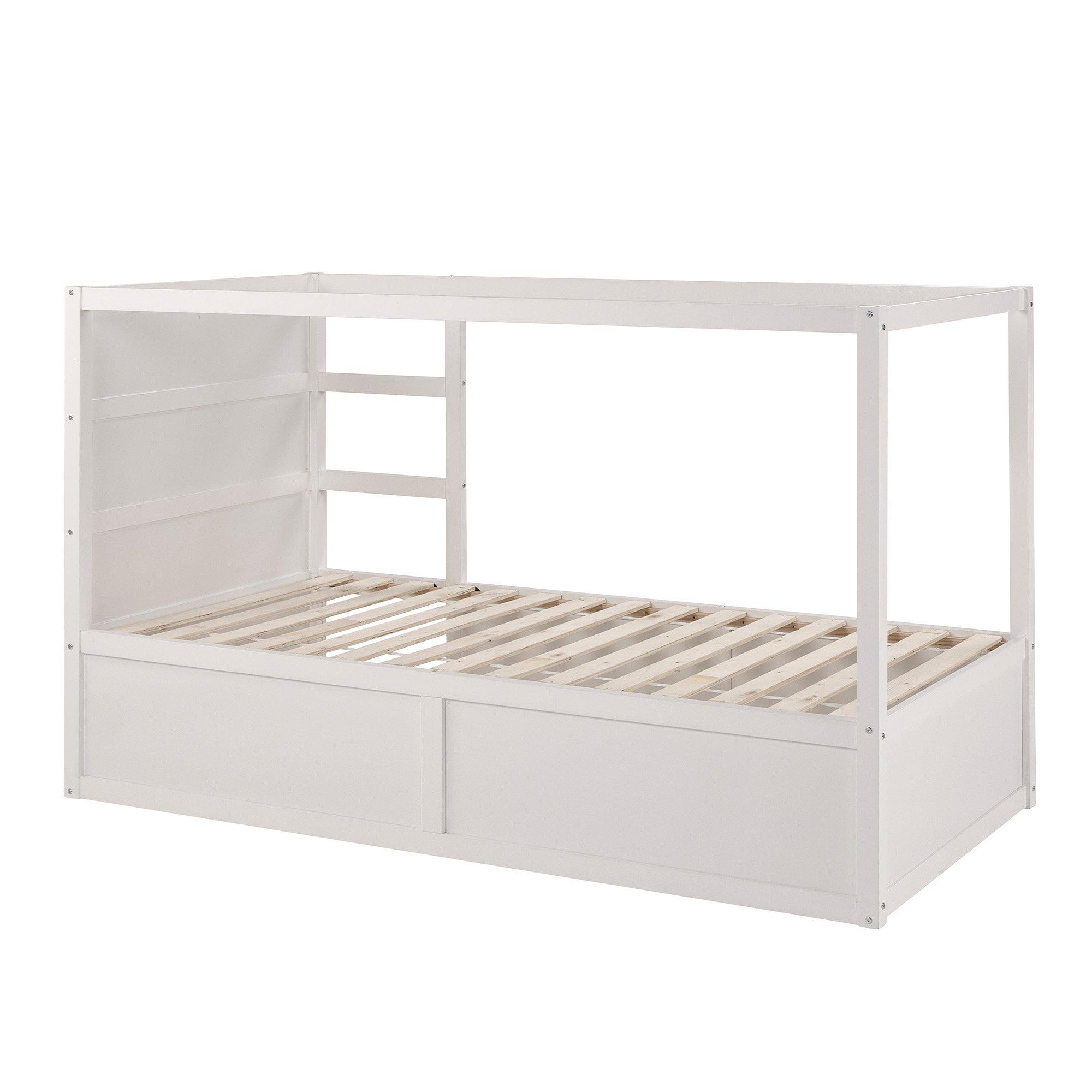 White - Aspire - Hideout Reversible Midsleeper Children's Bed with - 9