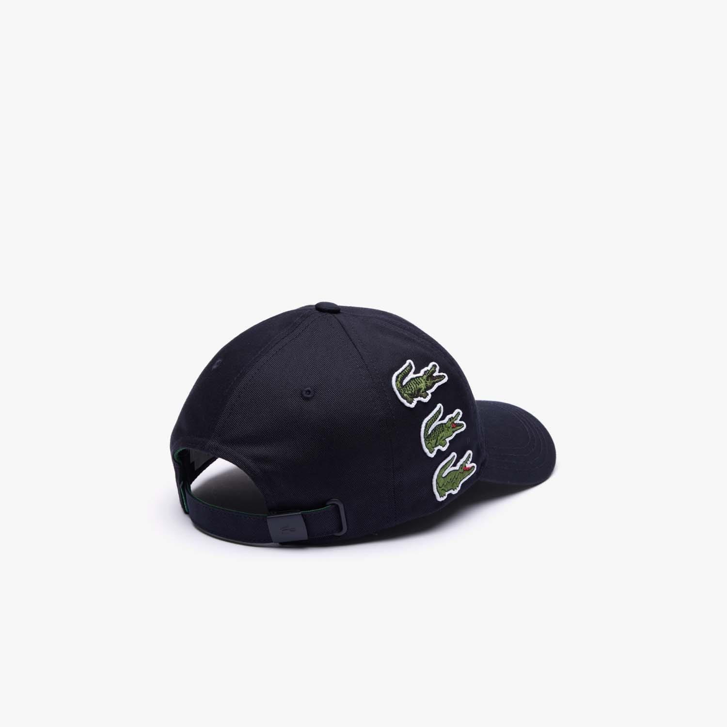 Blue - Lacoste - Iconic Badge Cotton Cap - 2