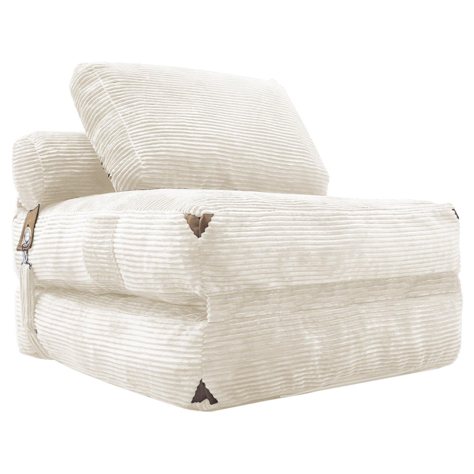 White - Urban Meuble - SOFA BED Convertible Lounge - 11