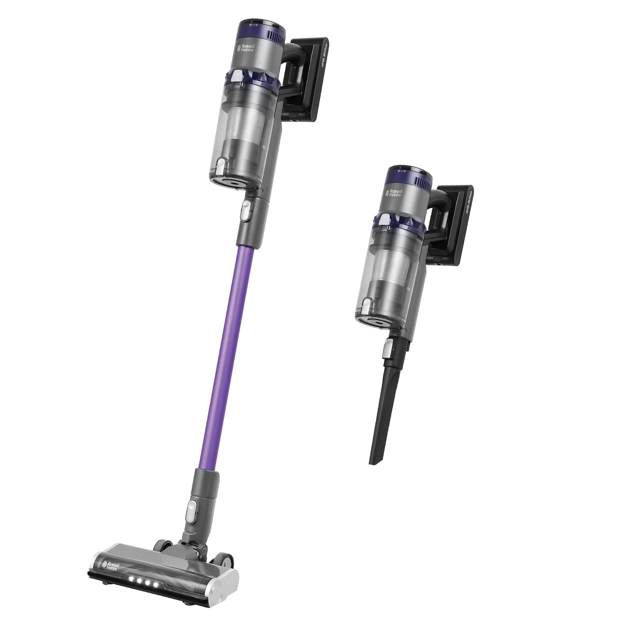 Grey And Purple - Russell Hobbs - RHHS8101 Glide Pro Ultra Cordless Stick Vacuum - 14