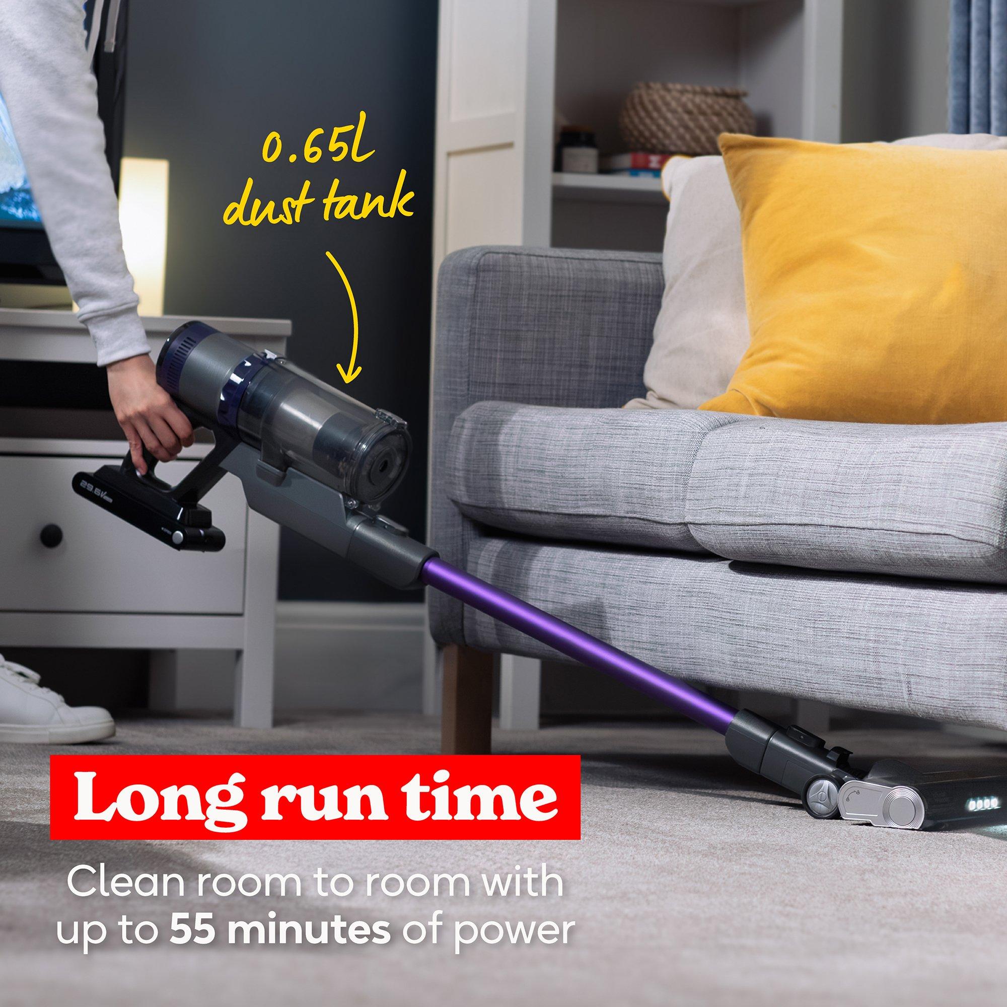 Grey And Purple - Russell Hobbs - RHHS8101 Glide Pro Ultra Cordless Stick Vacuum - 6