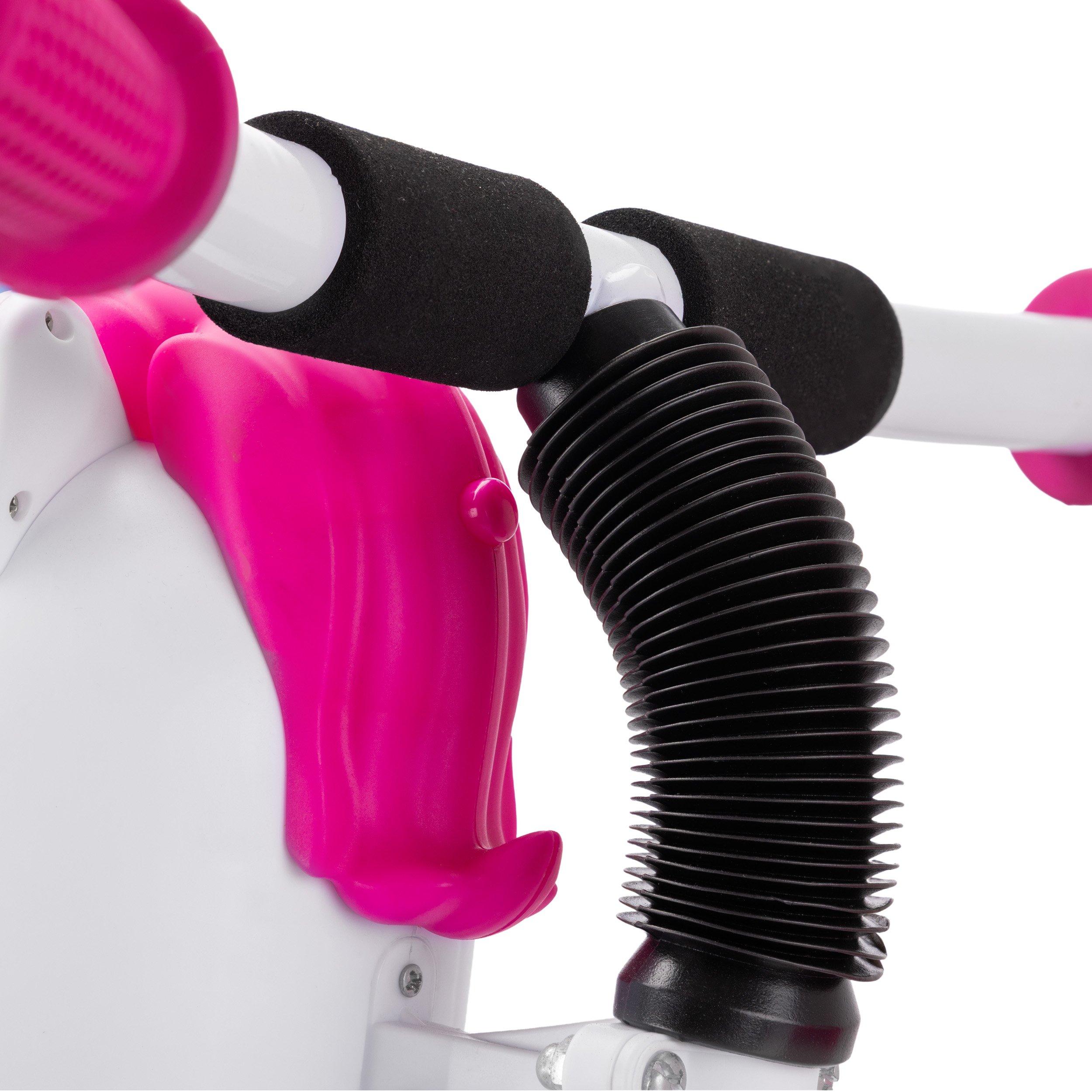 White And Pink - Xootz - Unicorn Bubble Go Trike - White - 8